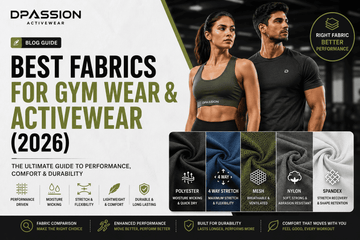 Best Fabrics for Gym Wear & Activewear (2026) - DPASSION.COM