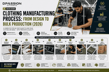 Clothing Manufacturing Process: From Design to Bulk Production (2026) - DPASSION.COM