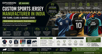 Custom Sports Jersey Manufacturer in India for Teams, Clubs & Brands (2026) - DPASSION.COM