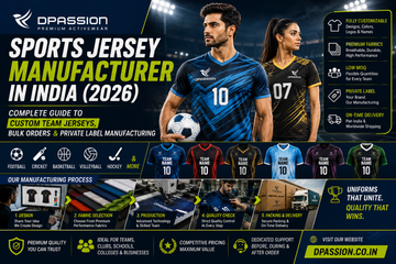 Sports Jersey Manufacturer in India (2026): Complete Guide to Custom Team Jerseys, Bulk Orders &amp; Private Label Manufacturing