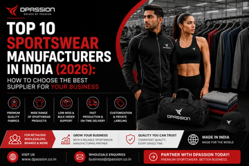 Top 10 Sportswear Manufacturers in India (2026): How to Choose the Best Supplier for Your Business