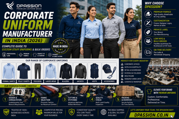 Corporate Uniform Manufacturer in India (2026): Complete Guide to Custom Staff Uniforms & Bulk Orders