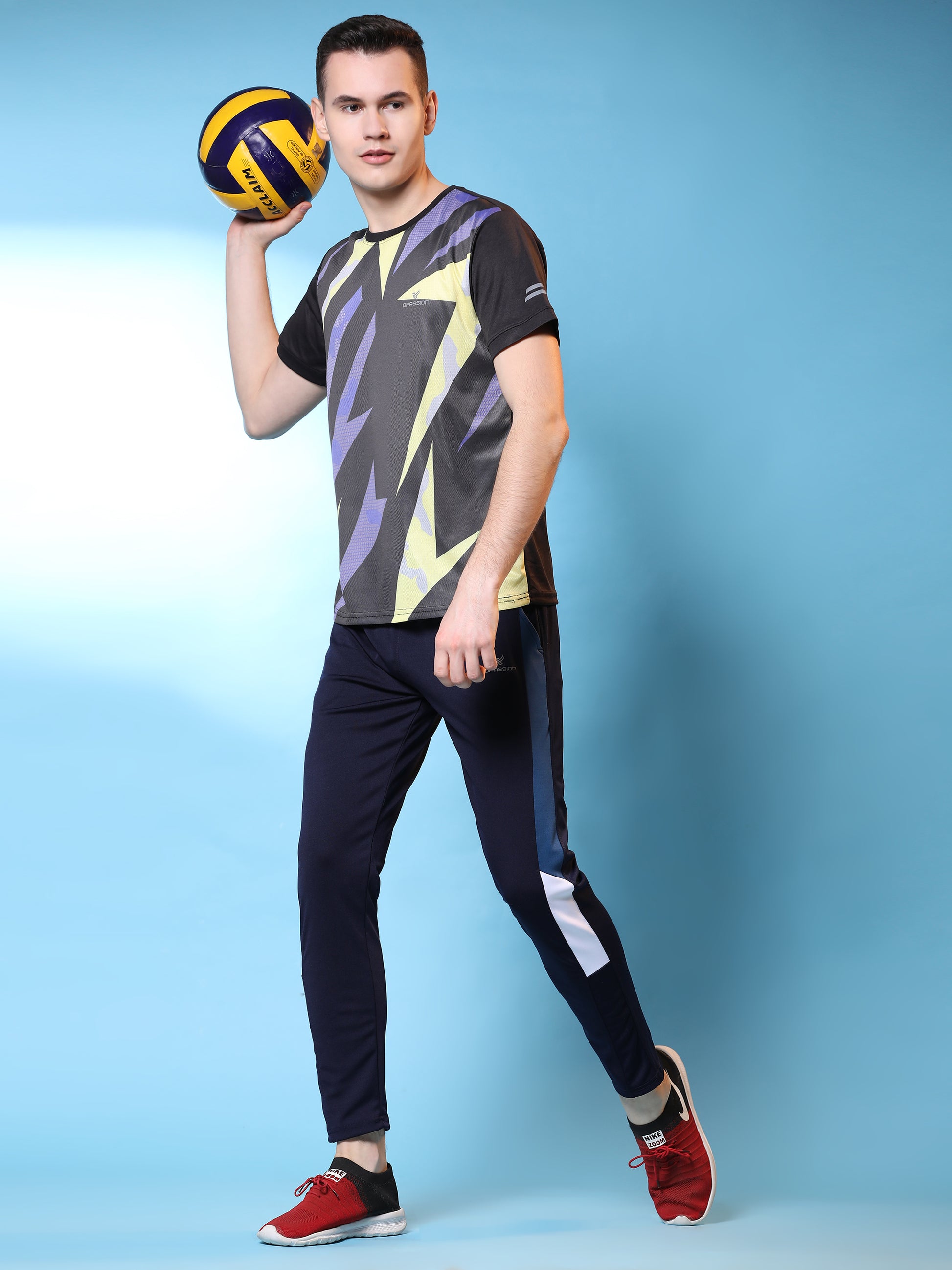 Mens 4 Way Lycra Training Track Pants Bulk | Dpassion - DPASSION.COM