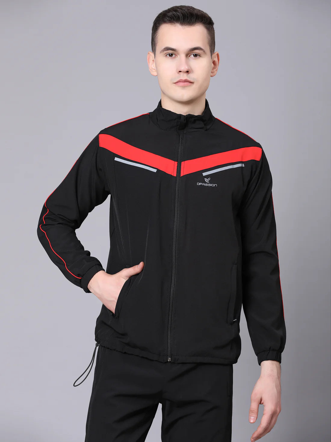 Men's Athletic Jacket with Breathable Mesh Lining for Ultimate Comfort and Performance - DPASSION.COM