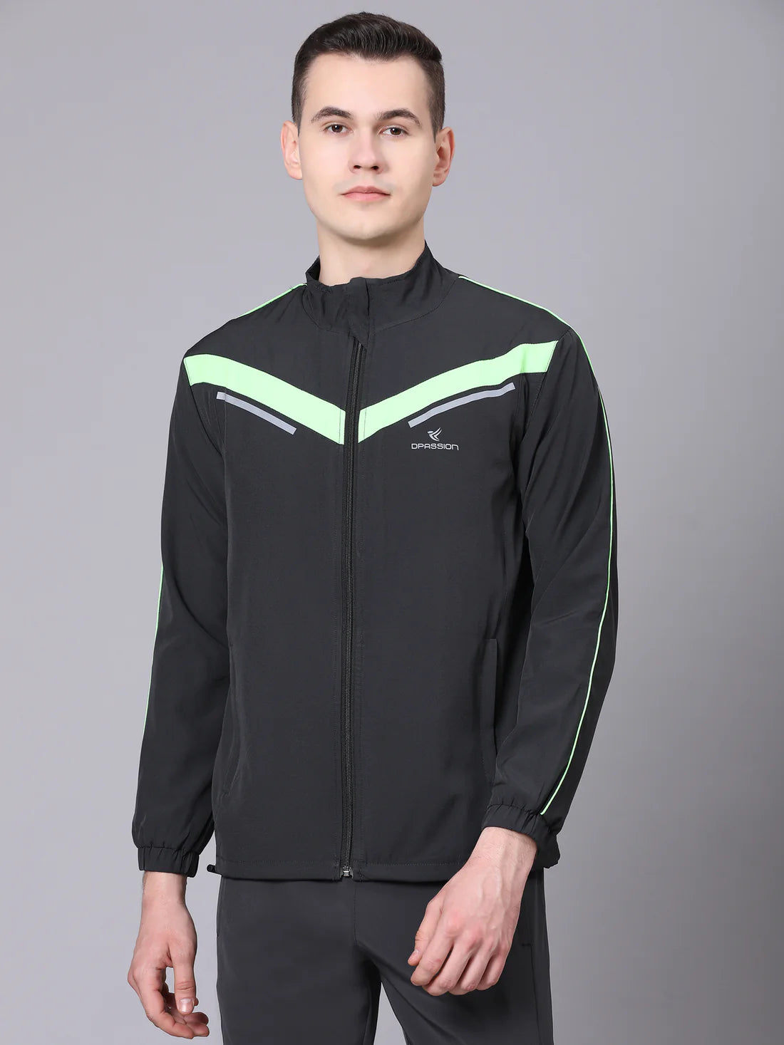 Men's Athletic Jacket with Breathable Mesh Lining for Ultimate Comfort and Performance - DPASSION.COM