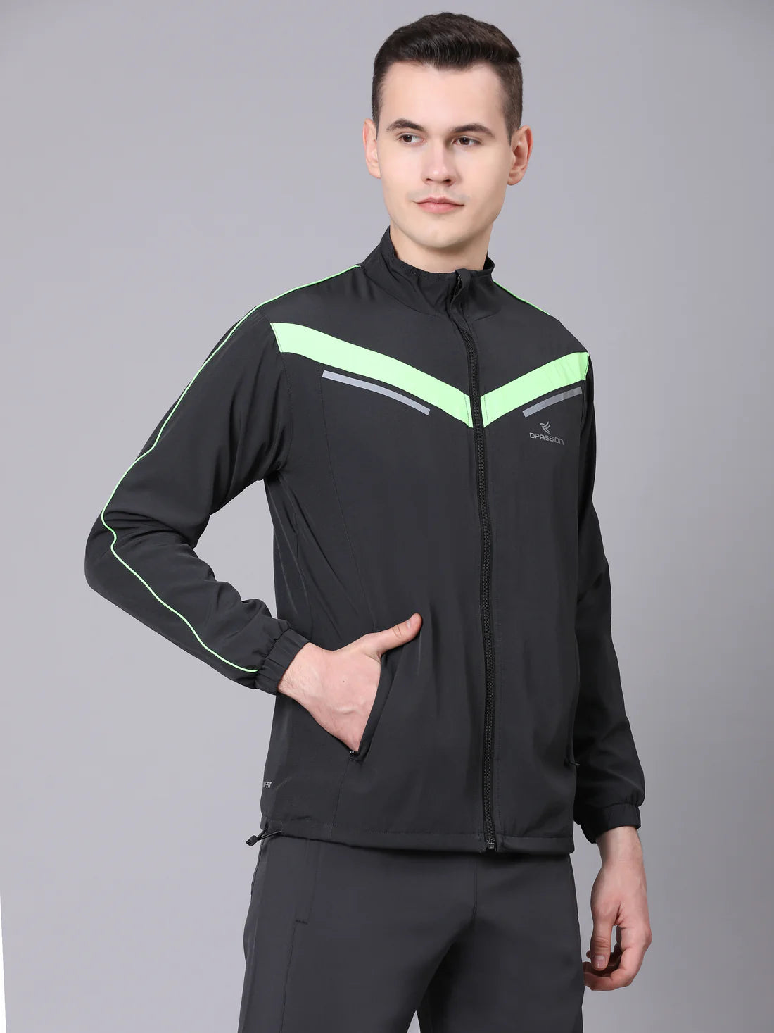 Men's Athletic Jacket with Breathable Mesh Lining for Ultimate Comfort and Performance - DPASSION.COM
