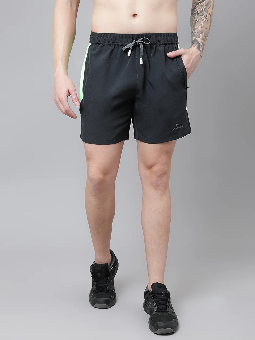 150 GSM NS Lycra Mens Colour blocked Shorts Wholesale - DPASSION.COM