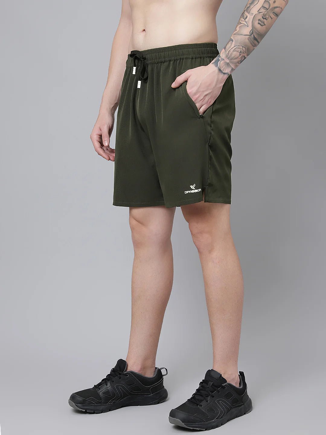 Mens NS Lycra 150 GSM Gym Shorts Bulk Supplier India - DPASSION.COM