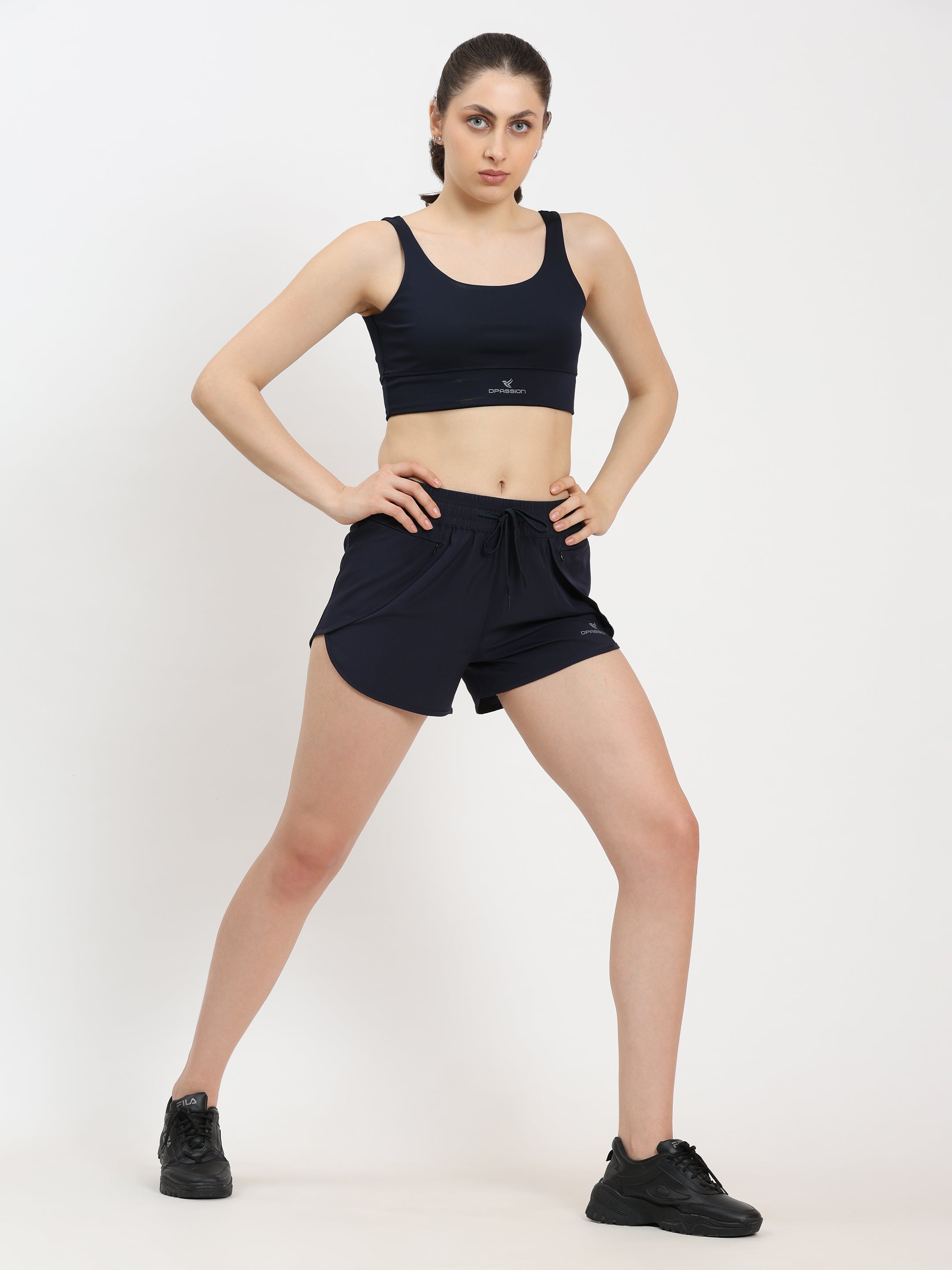 Womens NS Lycra Shorts Wholesale India | 150 GSM - DPASSION.COM