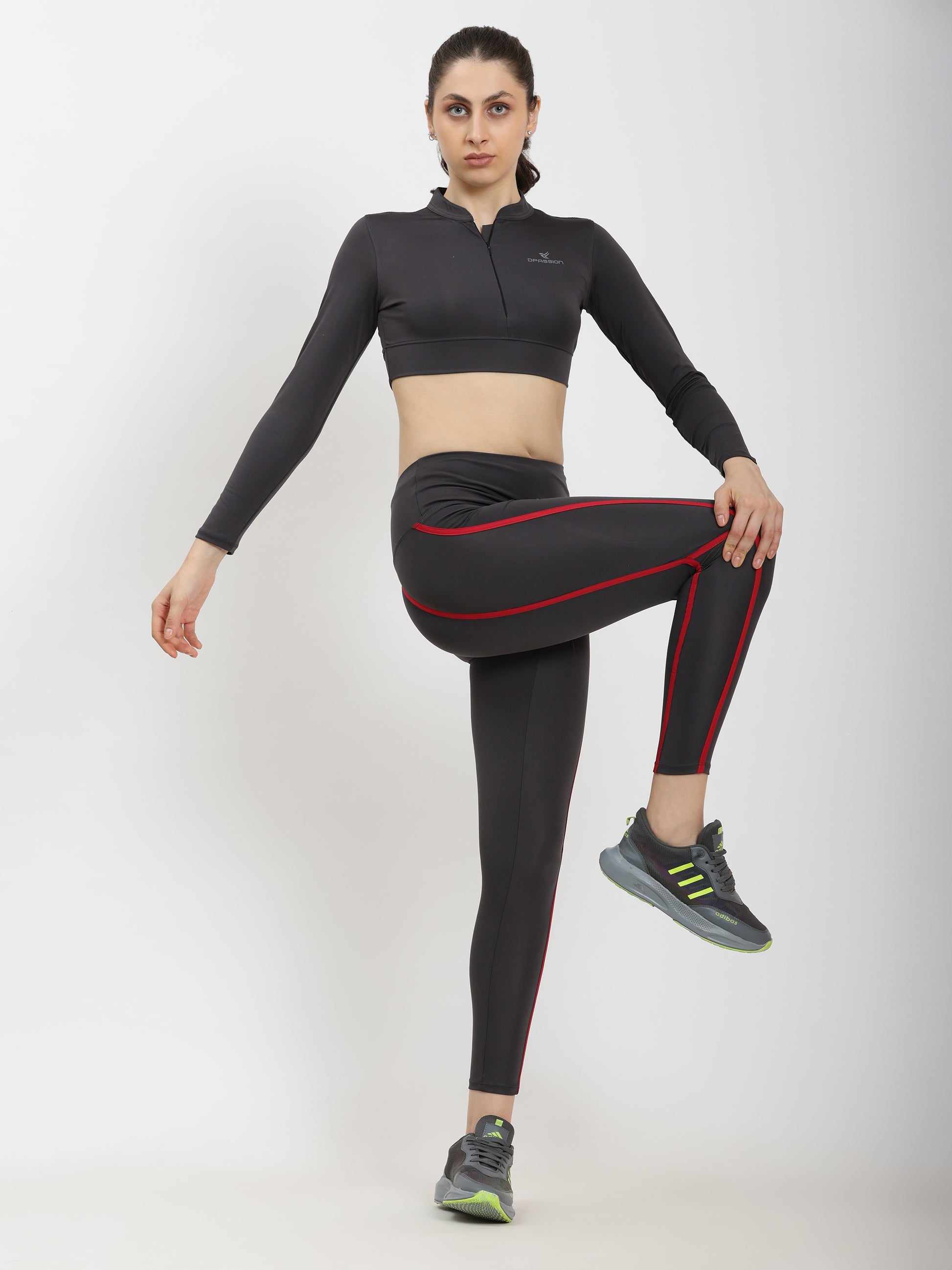 Women's Squat-Proof Training Tights | Opaque 250 GSM 4-Way Lycra - DPASSION.COM