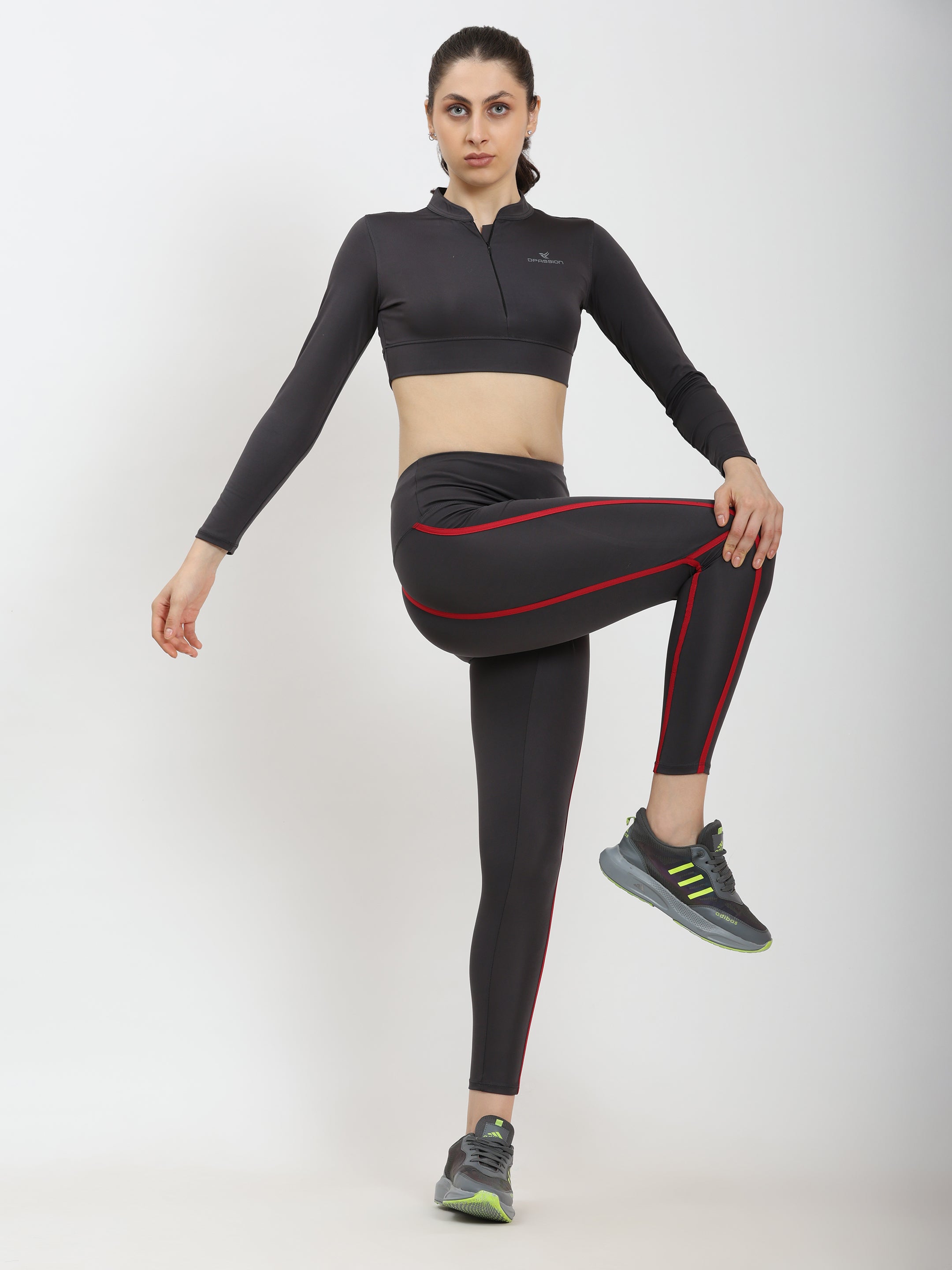 Women's Squat-Proof Training Tights | Opaque 250 GSM 4-Way Lycra - DPASSION.COM