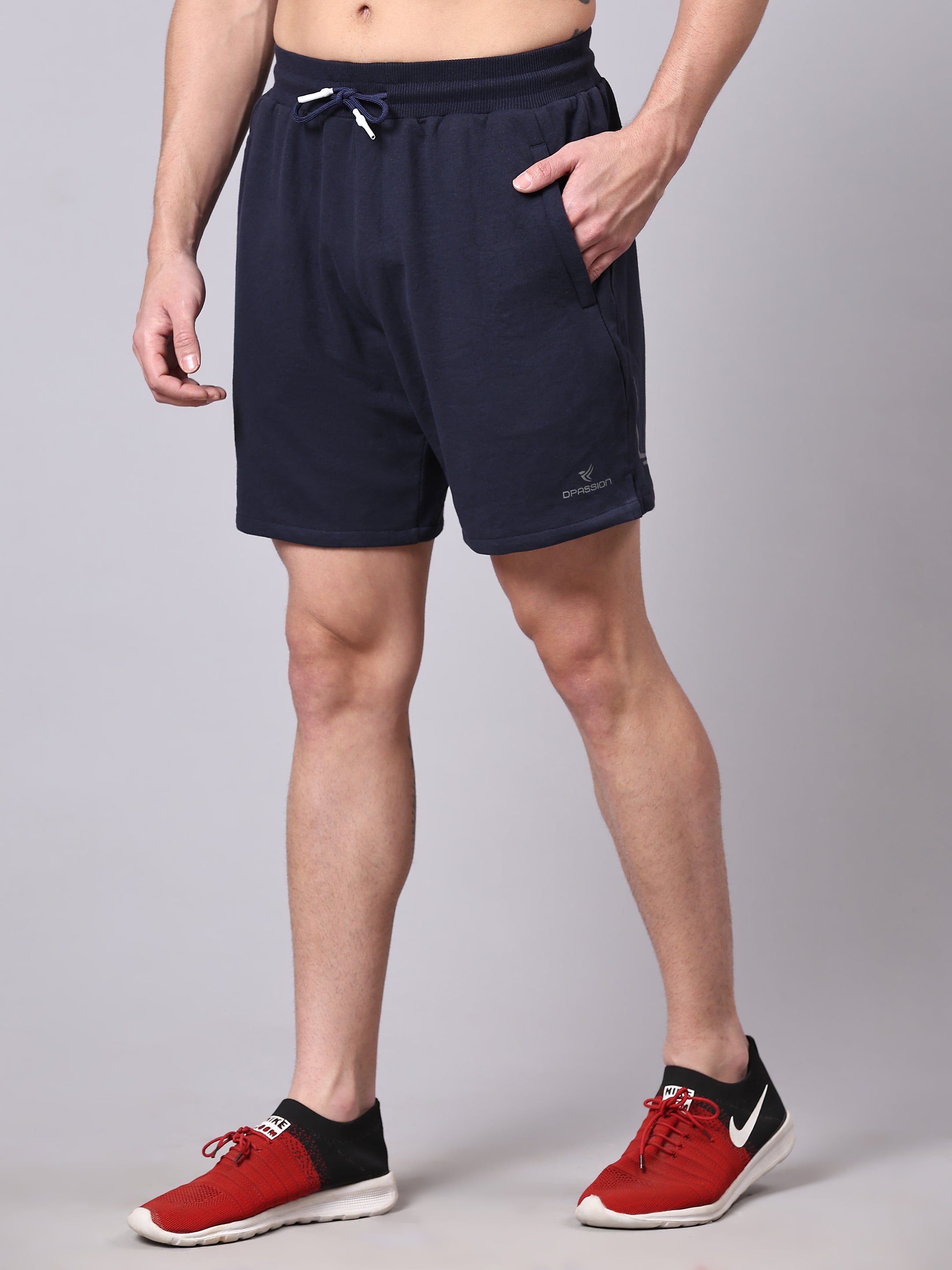 Mens 260 GSM Terry Gym Shorts Bulk Supplier India - DPASSION.COM
