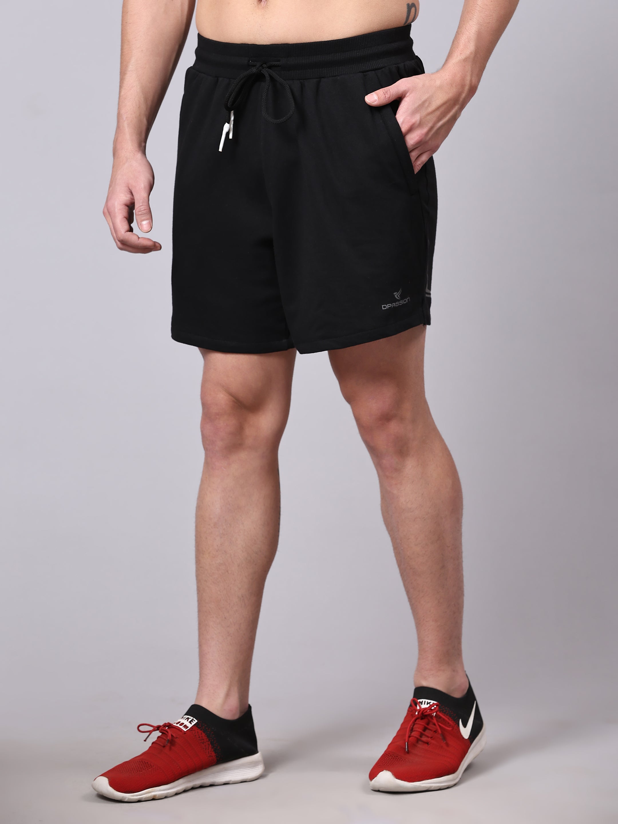 Mens 260 GSM Terry Gym Shorts Bulk Supplier India - DPASSION.COM