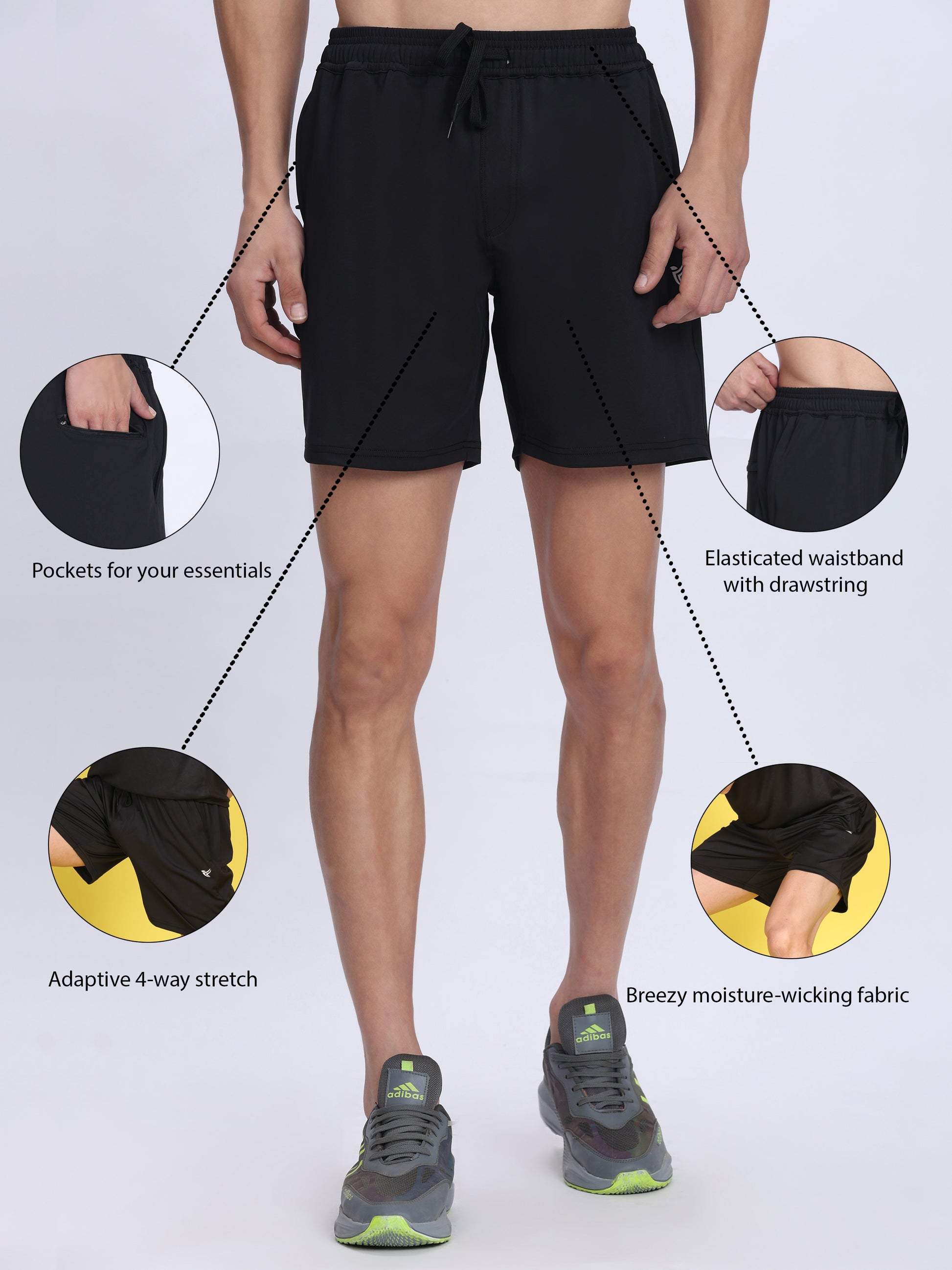 Mens Athletic Shorts Wholesale | 4 Way Stretch | Dpassion - DPASSION.COM