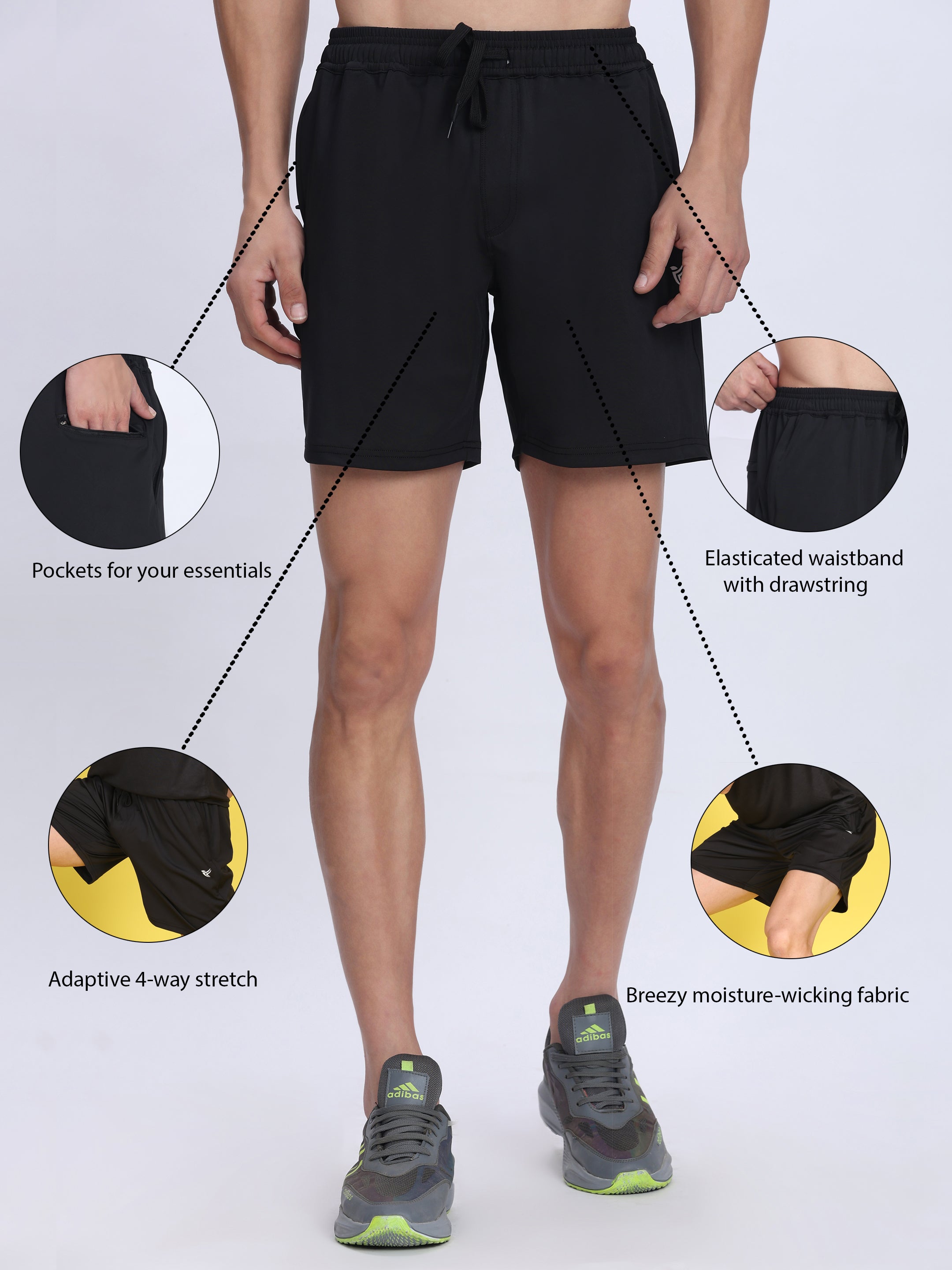 Mens Athletic Shorts Wholesale | 4 Way Stretch | Dpassion - DPASSION.COM