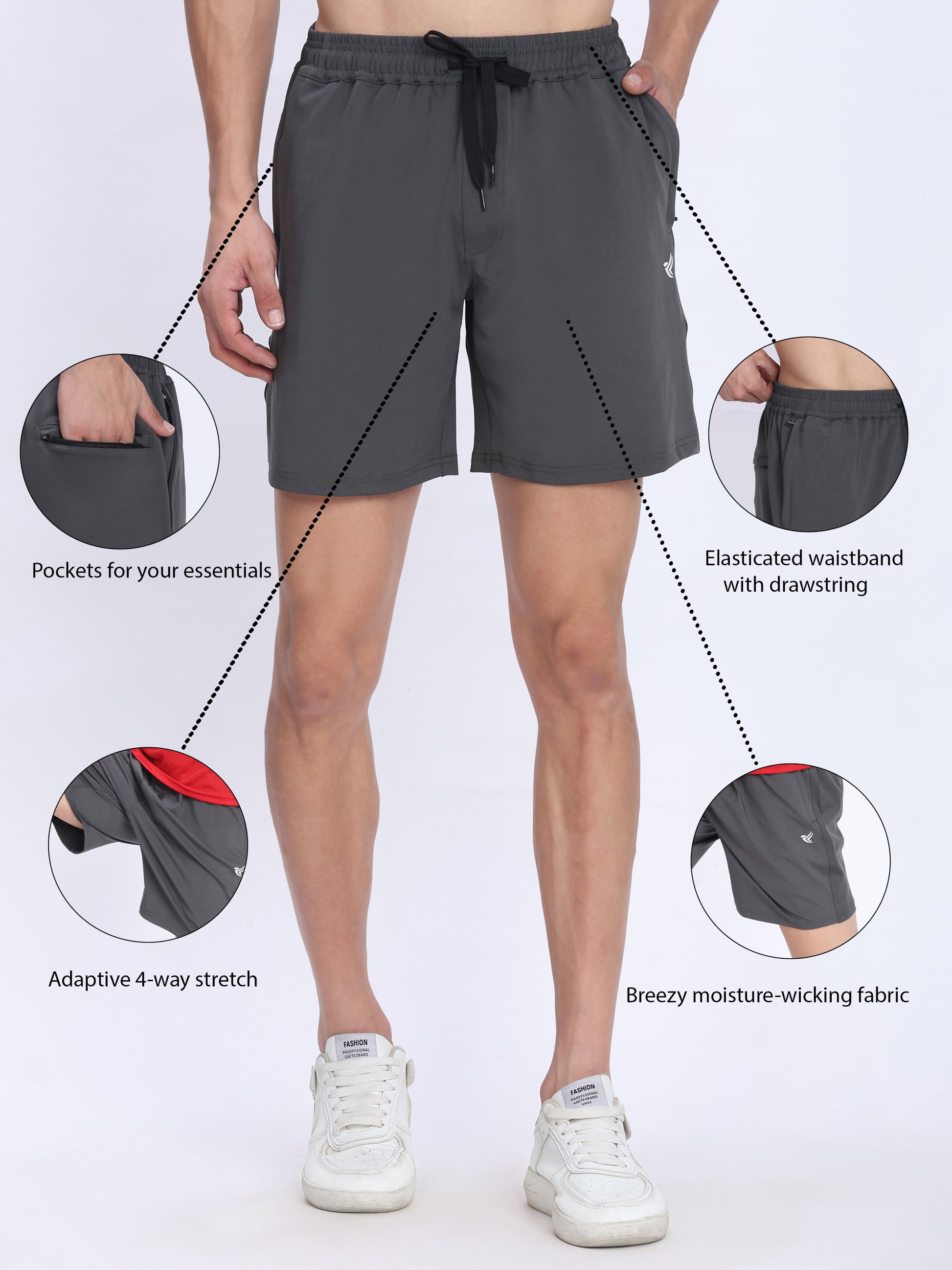Mens Athletic Shorts Wholesale | 4 Way Stretch | Dpassion - DPASSION.COM
