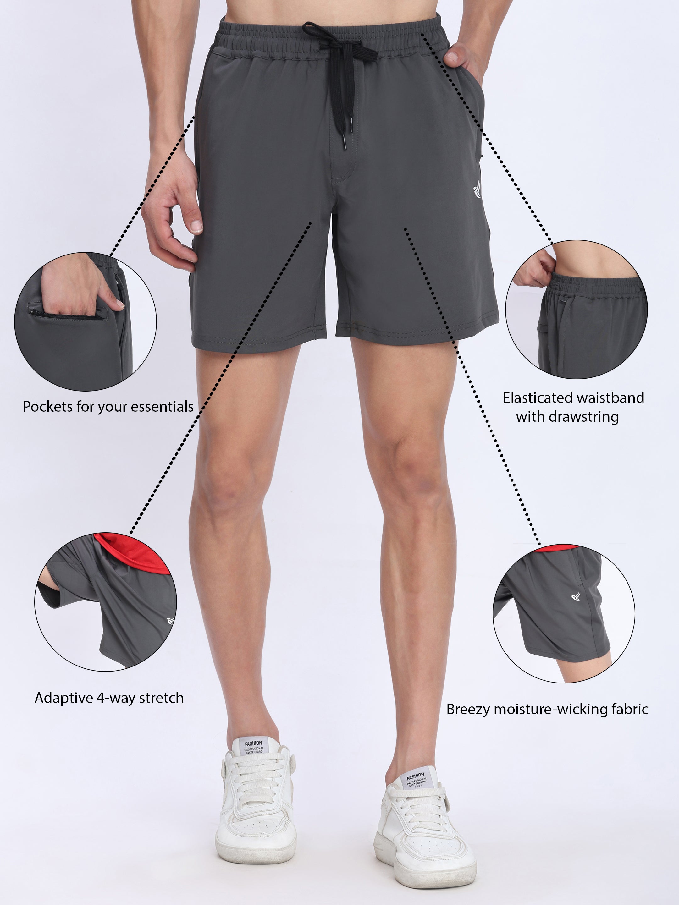 Mens Athletic Shorts Wholesale | 4 Way Stretch | Dpassion - DPASSION.COM