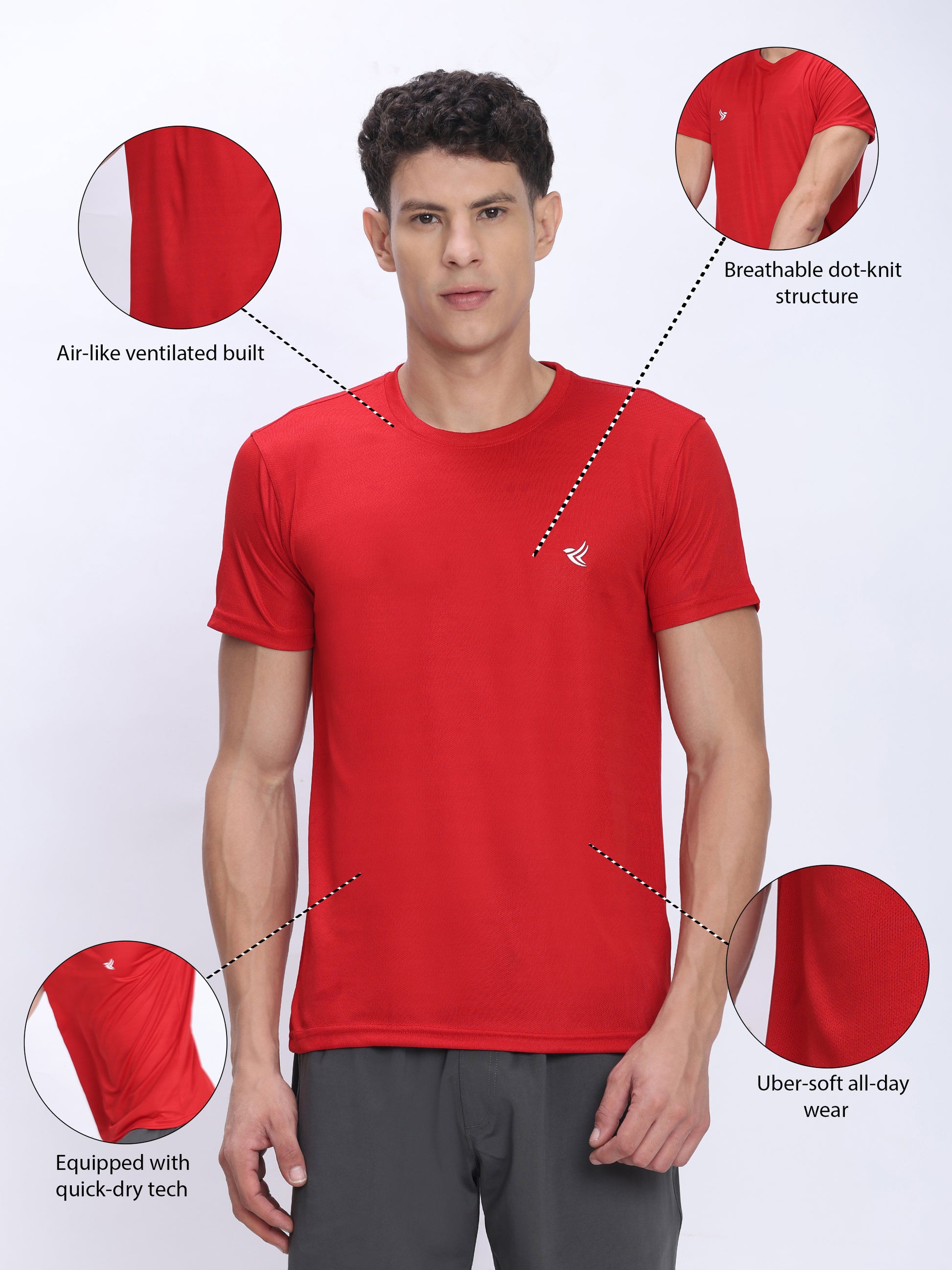 Mens Performance T Shirt Wholesale India | Quick Dry - DPASSION.COM