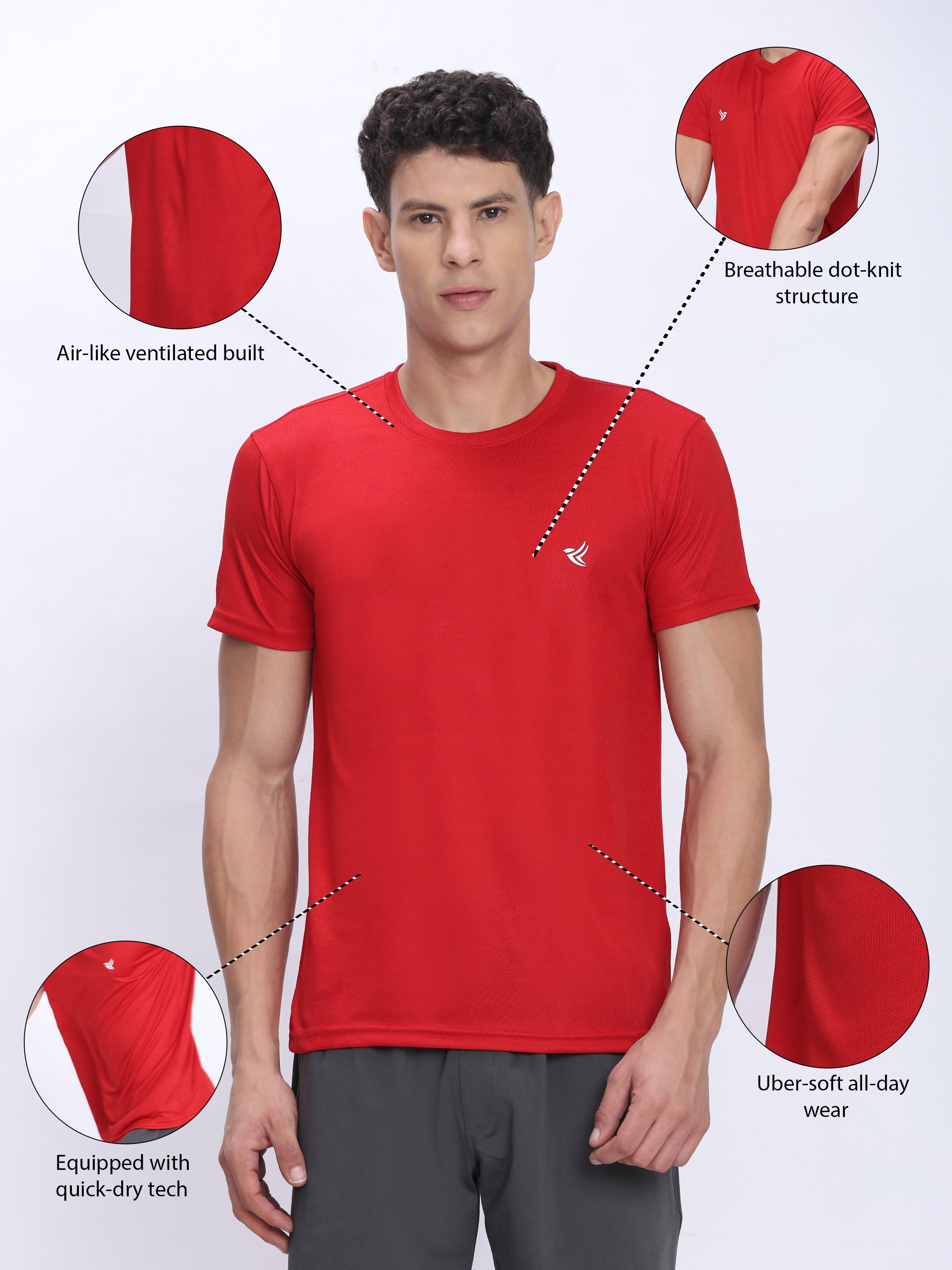 Mens Performance T Shirt Wholesale India | Quick Dry - DPASSION.COM