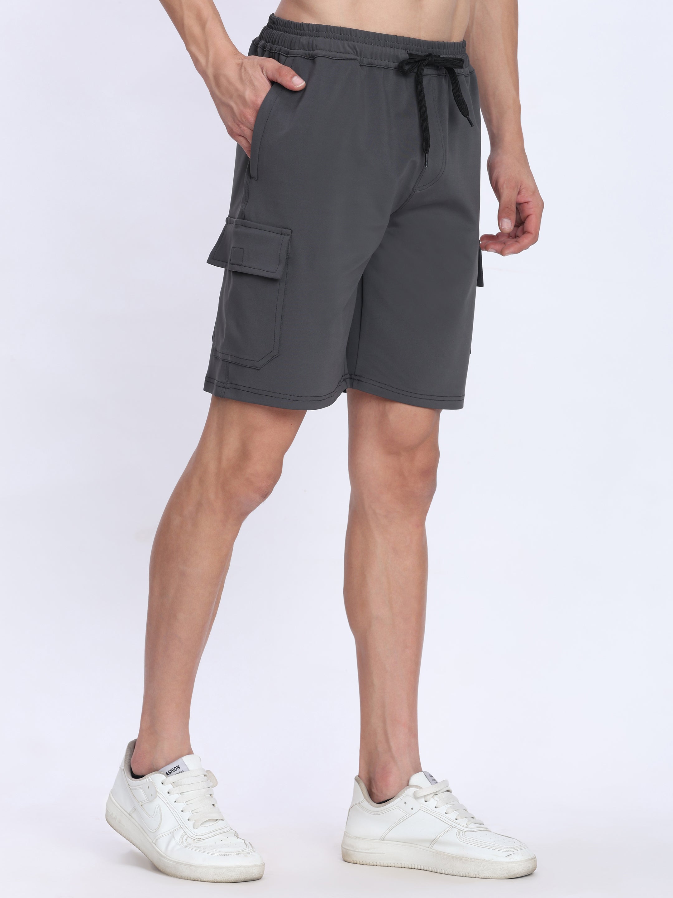 Mens Cargo Athletic Shorts – 4 Way Stretch Moisture Wicking | Wholesale by Dpassion - DPASSION.COM
