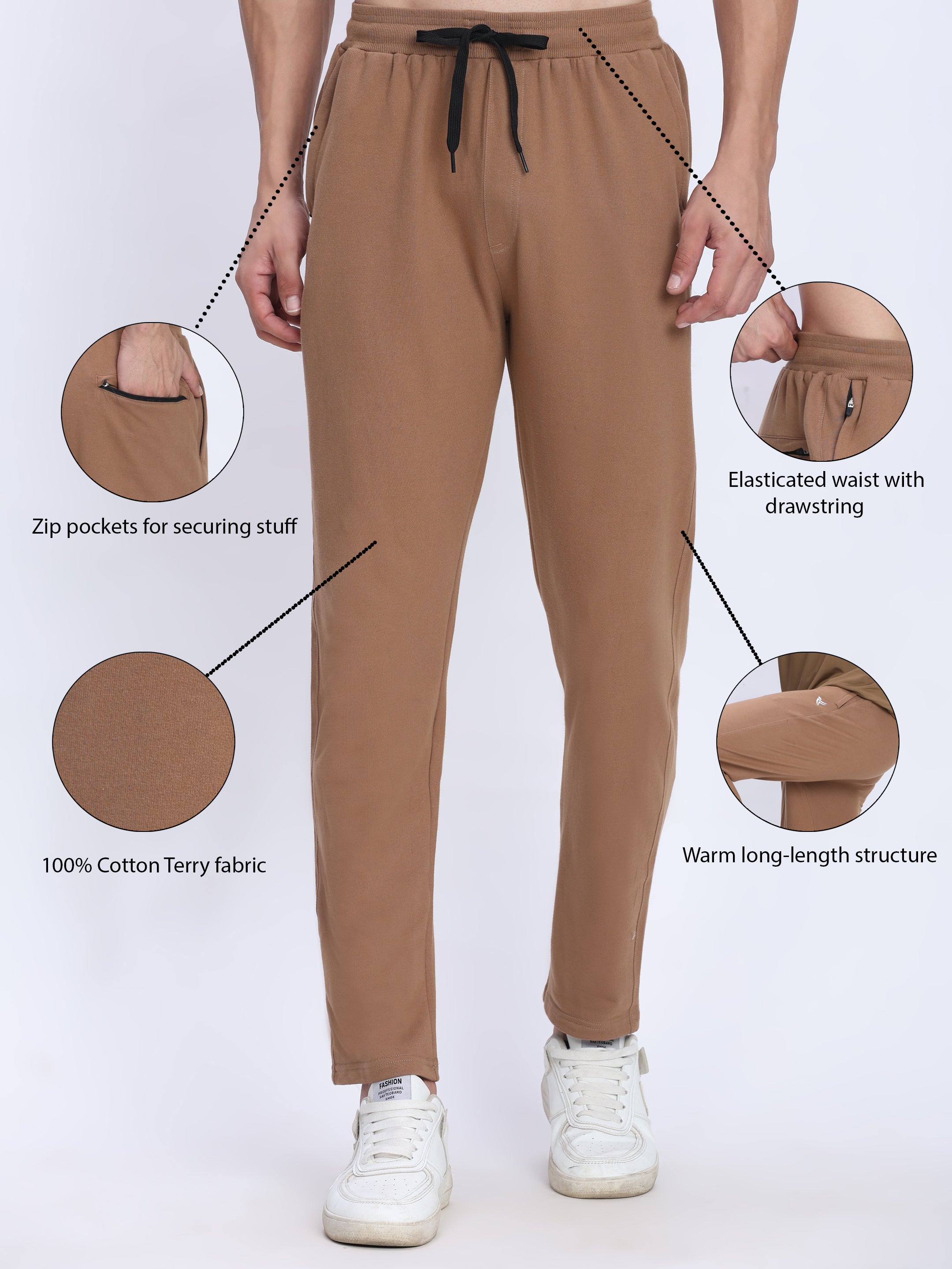 Mens Cotton Track Pant Wholesale India | Terry Fabric - DPASSION.COM