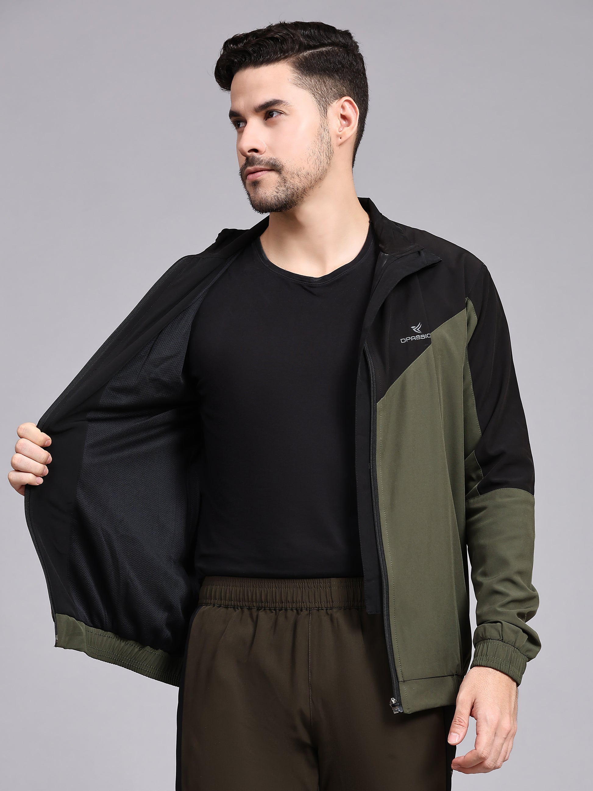 Men’s Athletic Jacket with Breathable Mesh Lining for Optimal Comfort and Performance - DPASSION.COM