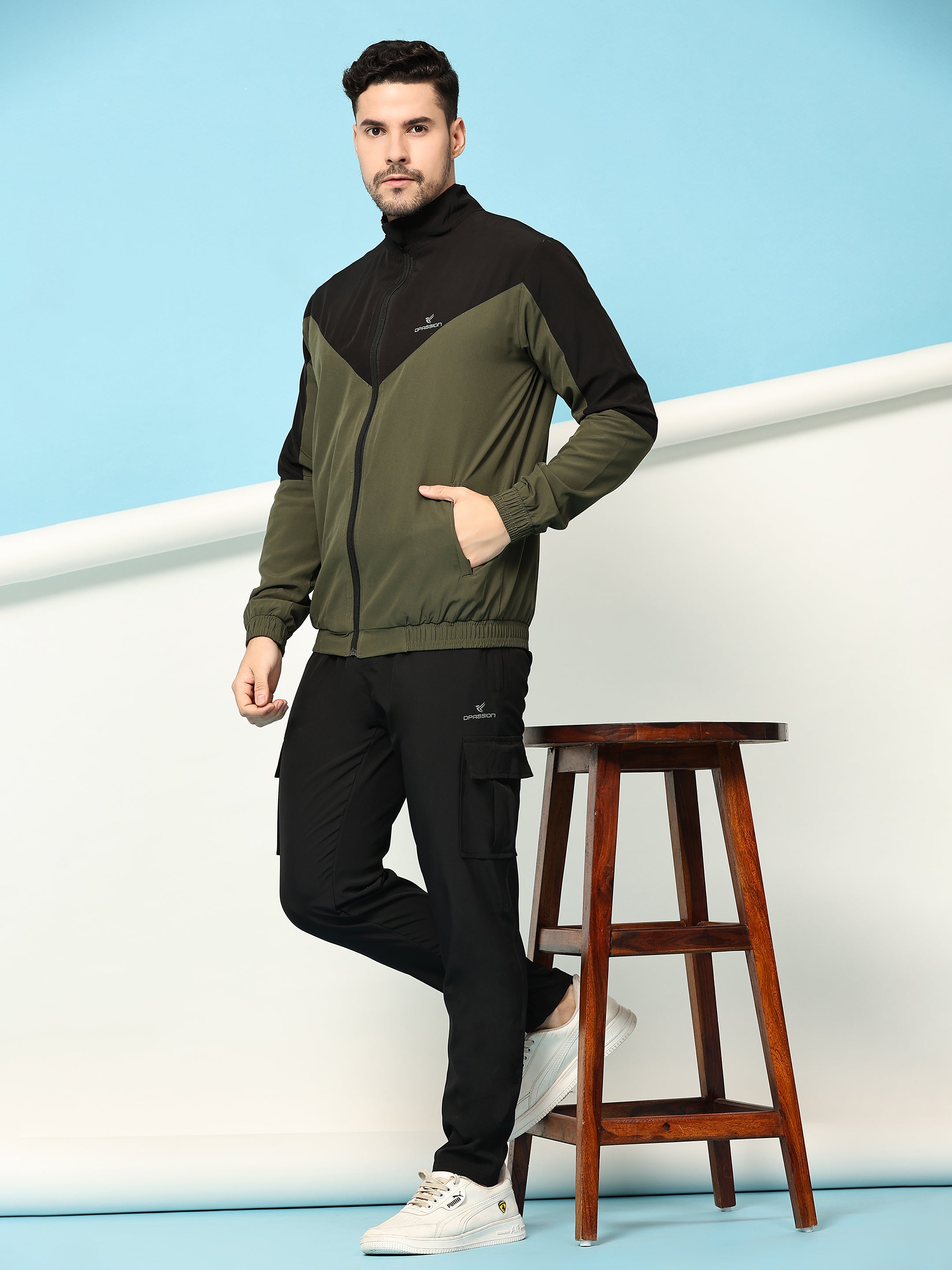 Men’s Athletic Jacket with Breathable Mesh Lining for Optimal Comfort and Performance - DPASSION.COM