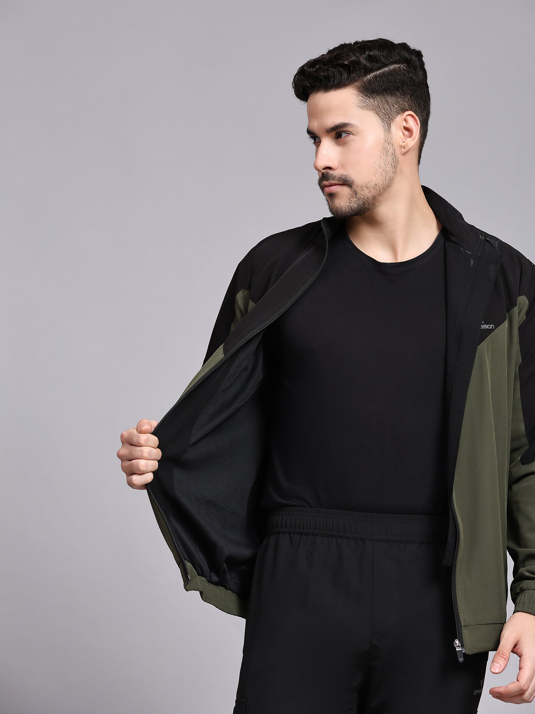 Men’s Athletic Jacket with Breathable Mesh Lining for Optimal Comfort and Performance - DPASSION.COM