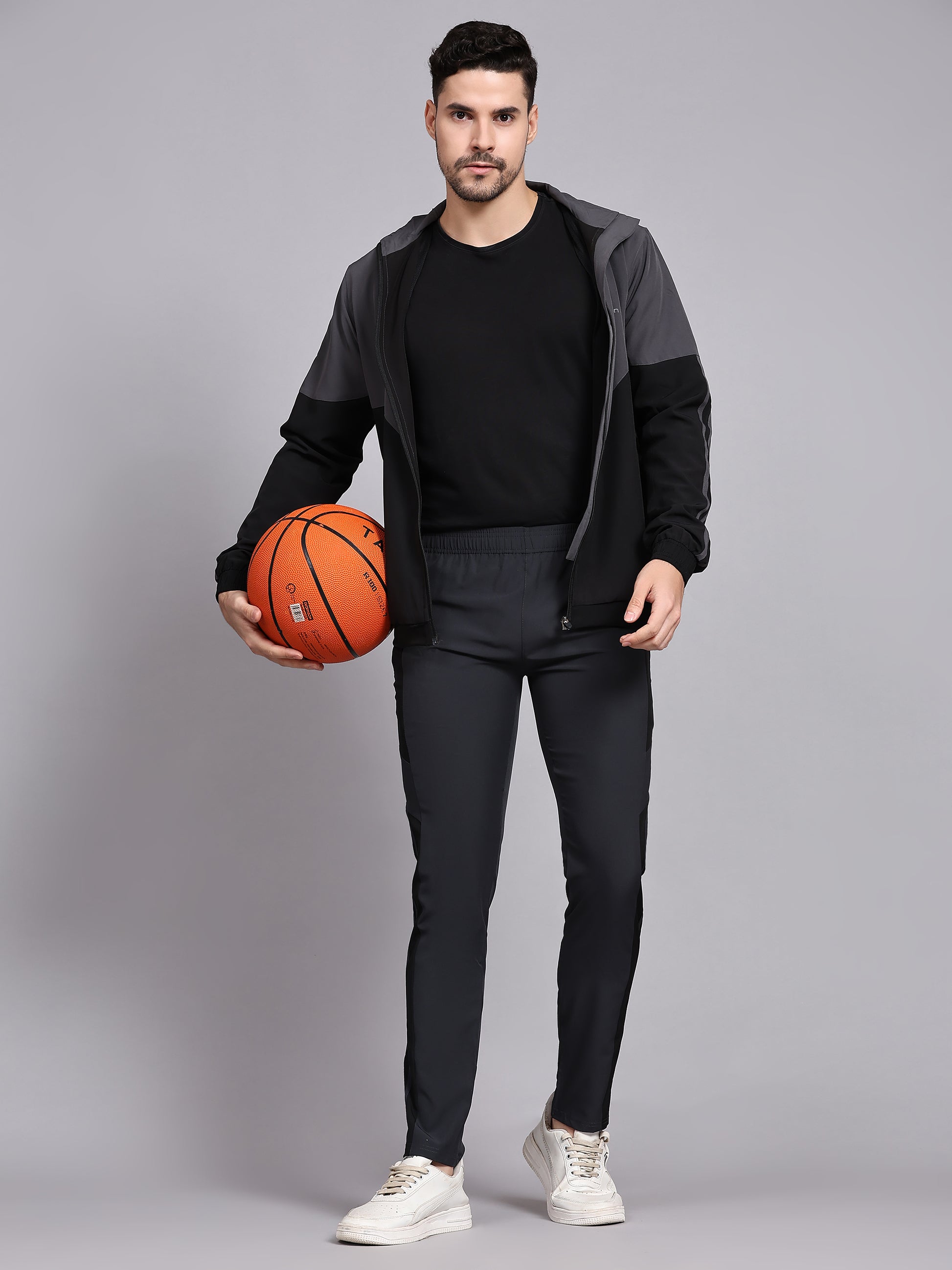 Men's Athletic Tracksuit with Breathable Mesh Lining for Optimal Performance - DPASSION.COM