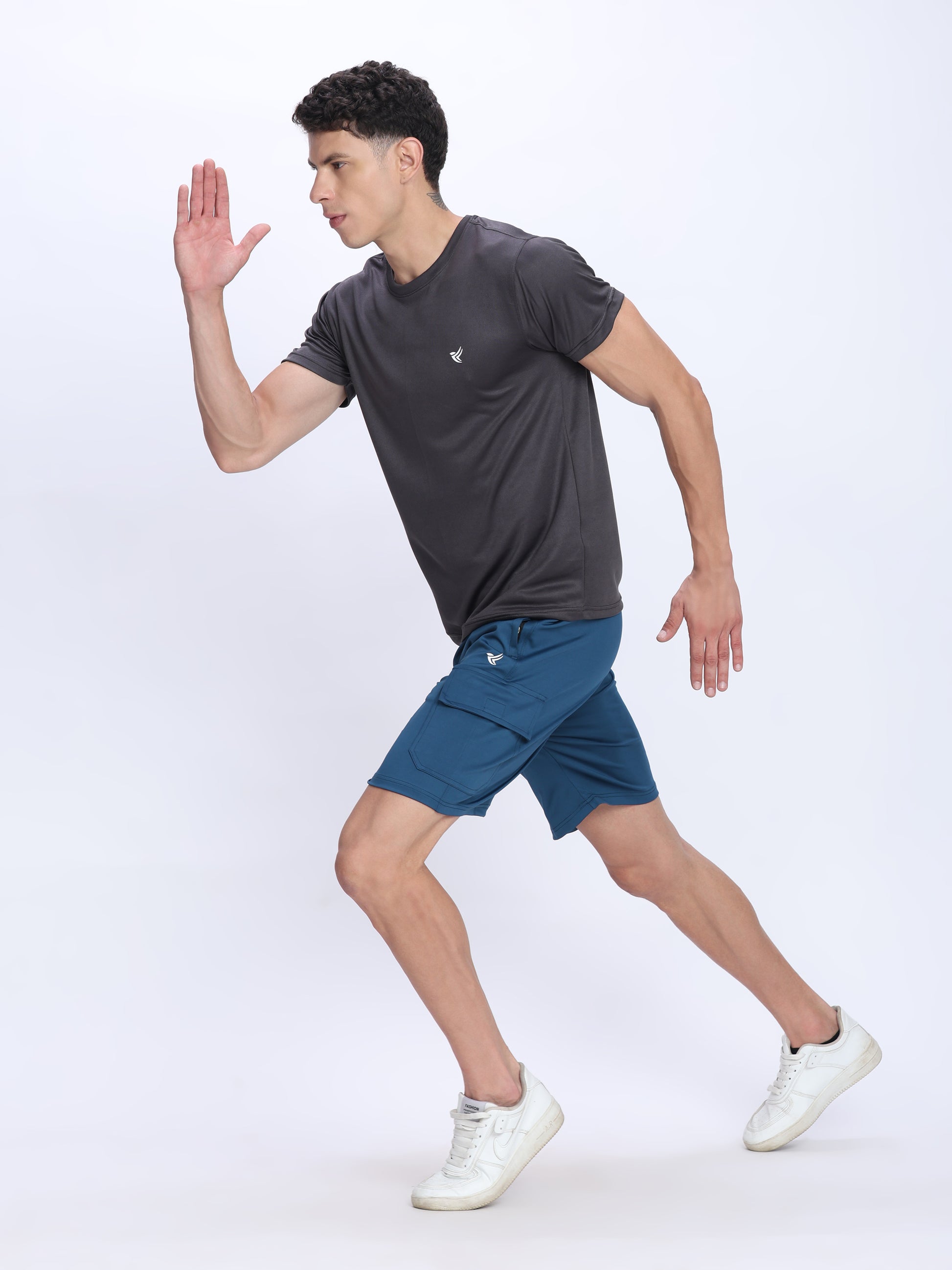 Mens Cargo Athletic Shorts – 4 Way Stretch Moisture Wicking | Wholesale by Dpassion - DPASSION.COM