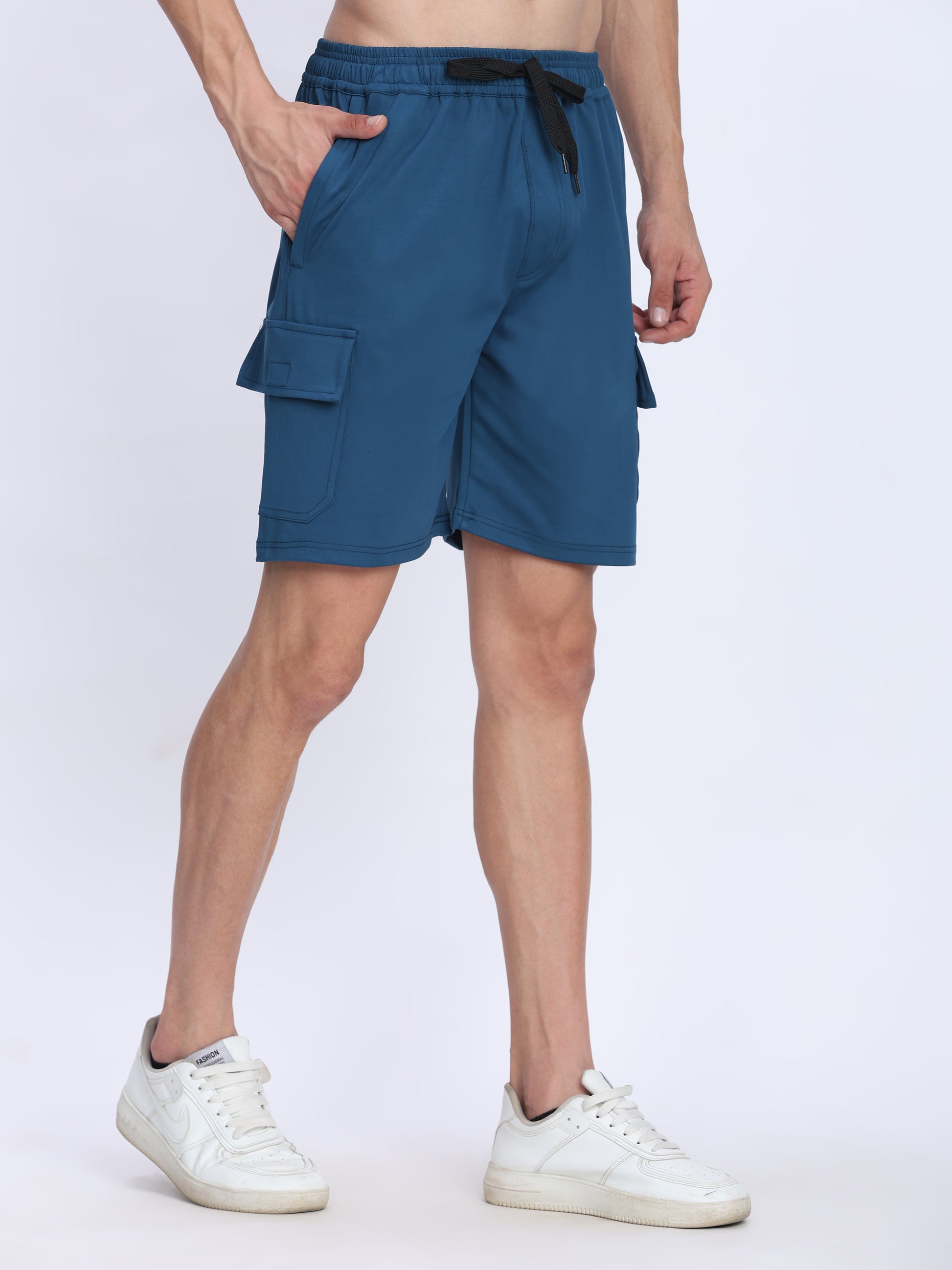 Mens Cargo Athletic Shorts – 4 Way Stretch Moisture Wicking | Wholesale by Dpassion - DPASSION.COM