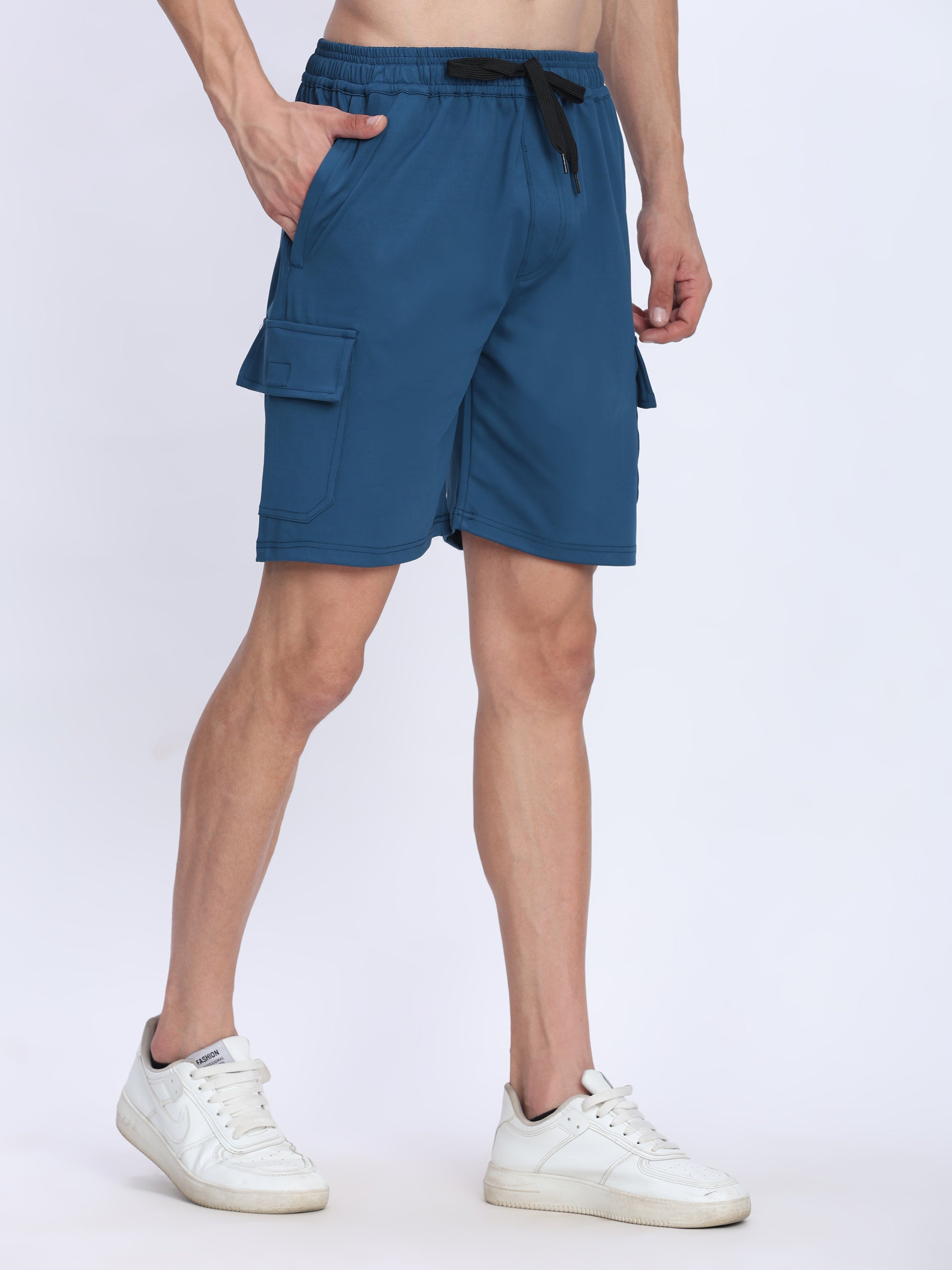 Mens Cargo Athletic Shorts – 4 Way Stretch Moisture Wicking | Wholesale by Dpassion - DPASSION.COM