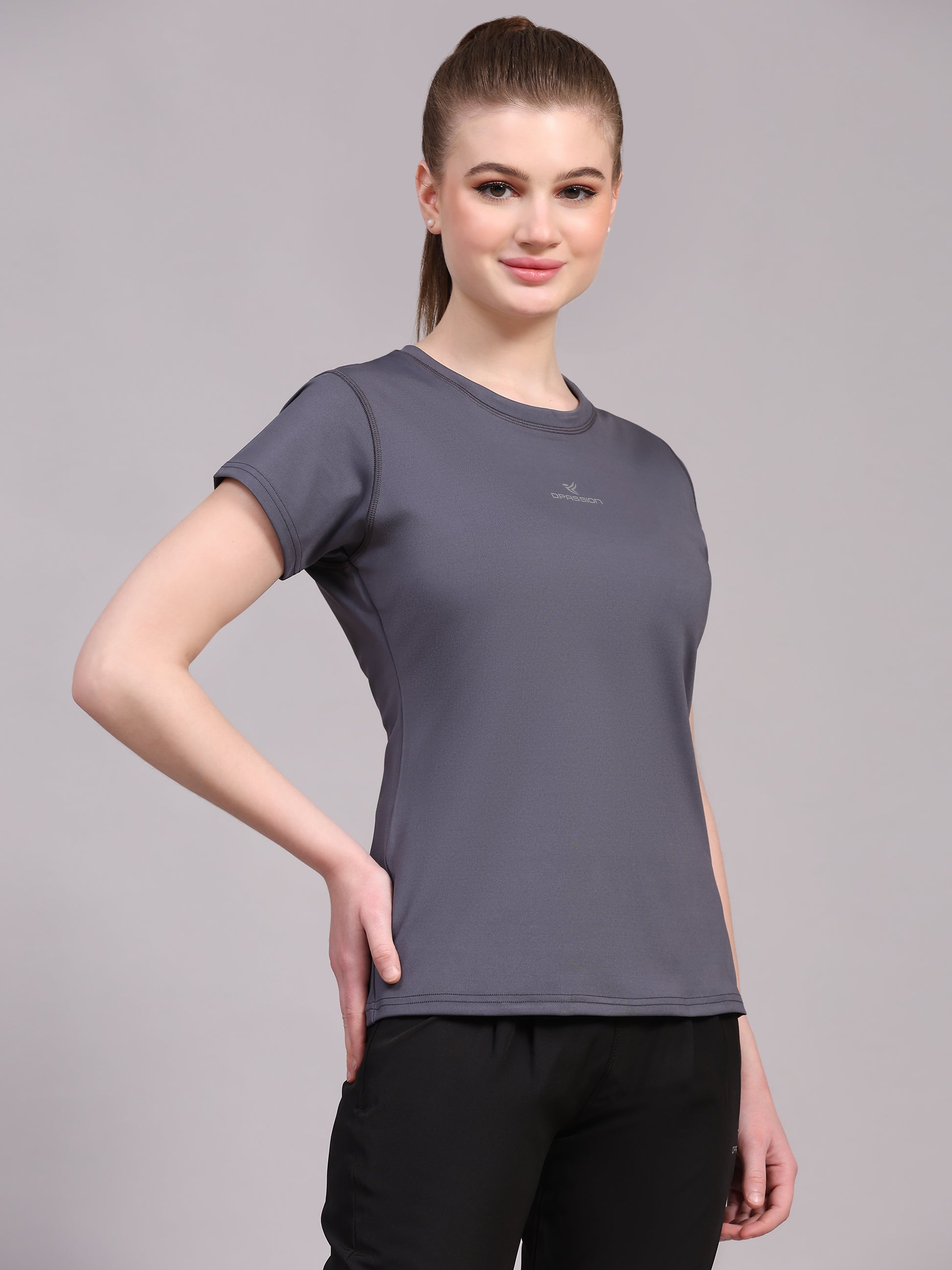 Womens 4 Way Lycra T Shirt Wholesale India | 190 GSM - DPASSION.COM