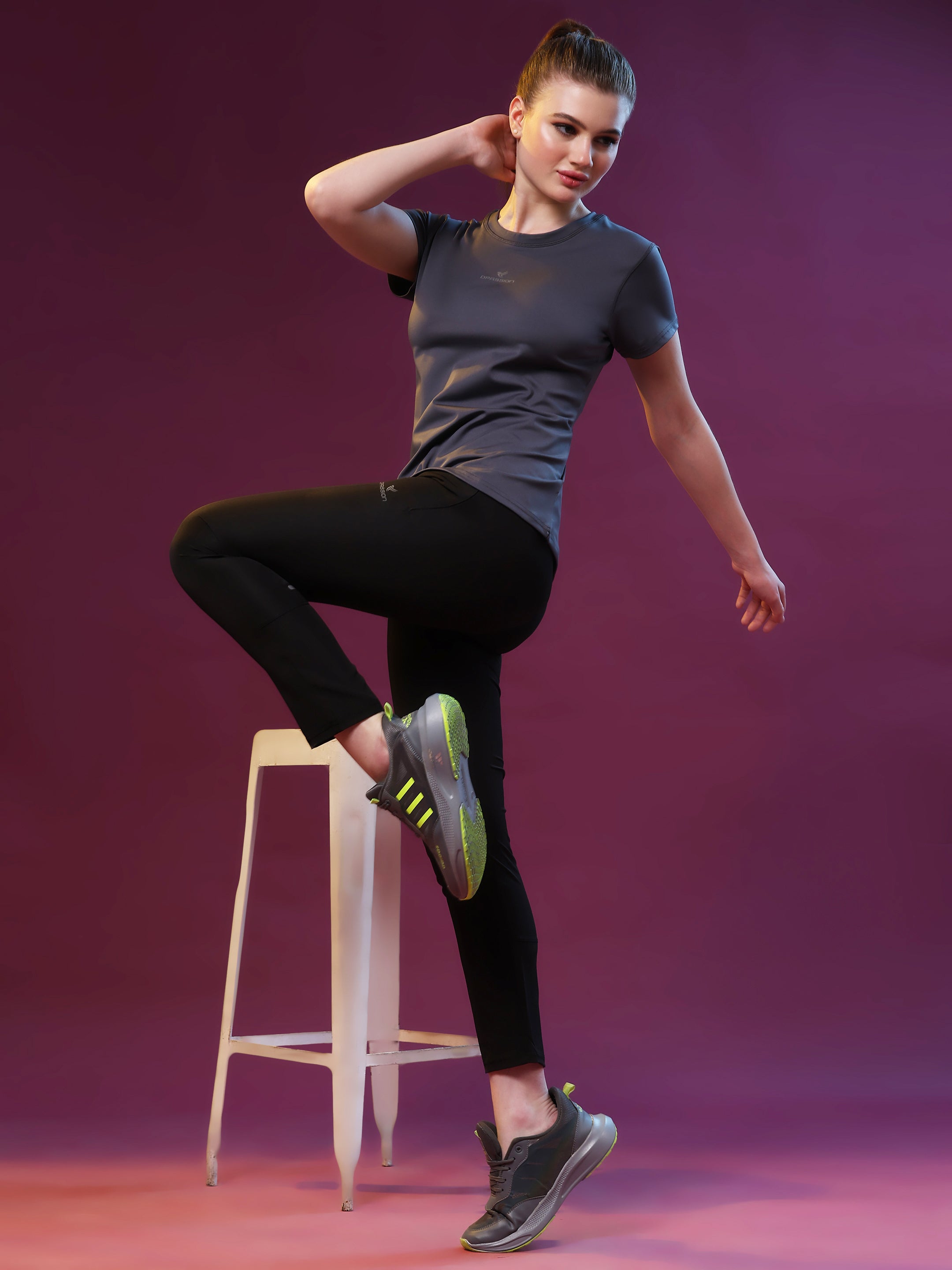 Womens 4 Way Lycra T Shirt Wholesale India | 190 GSM - DPASSION.COM