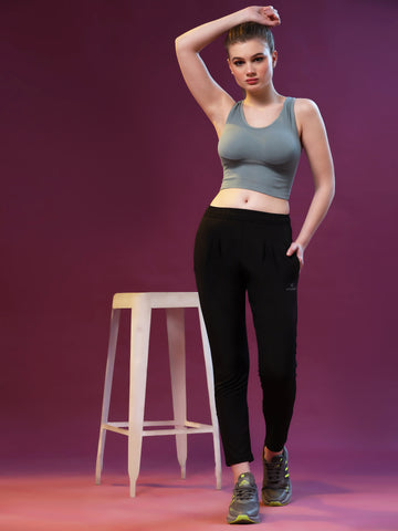 Womens NS Lycra Track Pants Wholesale India | 150 GSM - DPASSION.COM