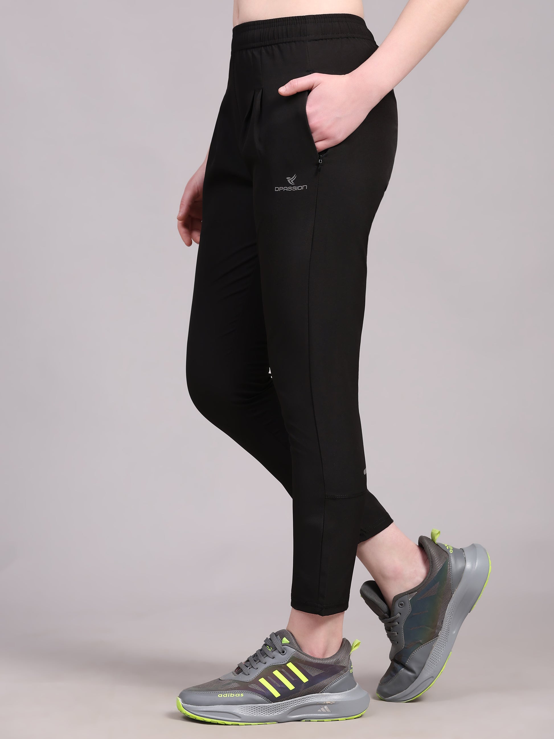 Womens NS Lycra Track Pants Wholesale India | 150 GSM - DPASSION.COM