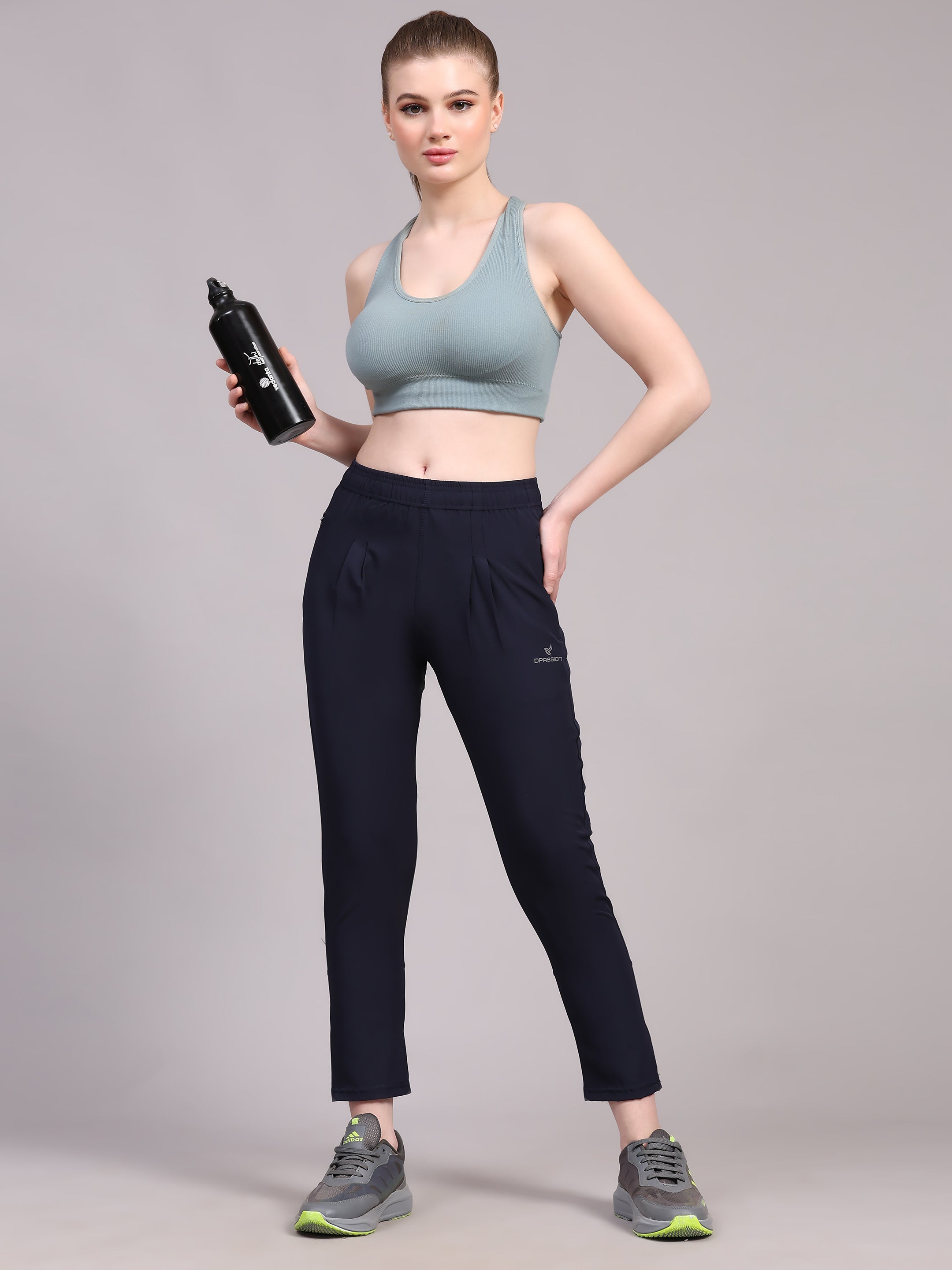 Womens NS Lycra Track Pants Wholesale India | 150 GSM - DPASSION.COM