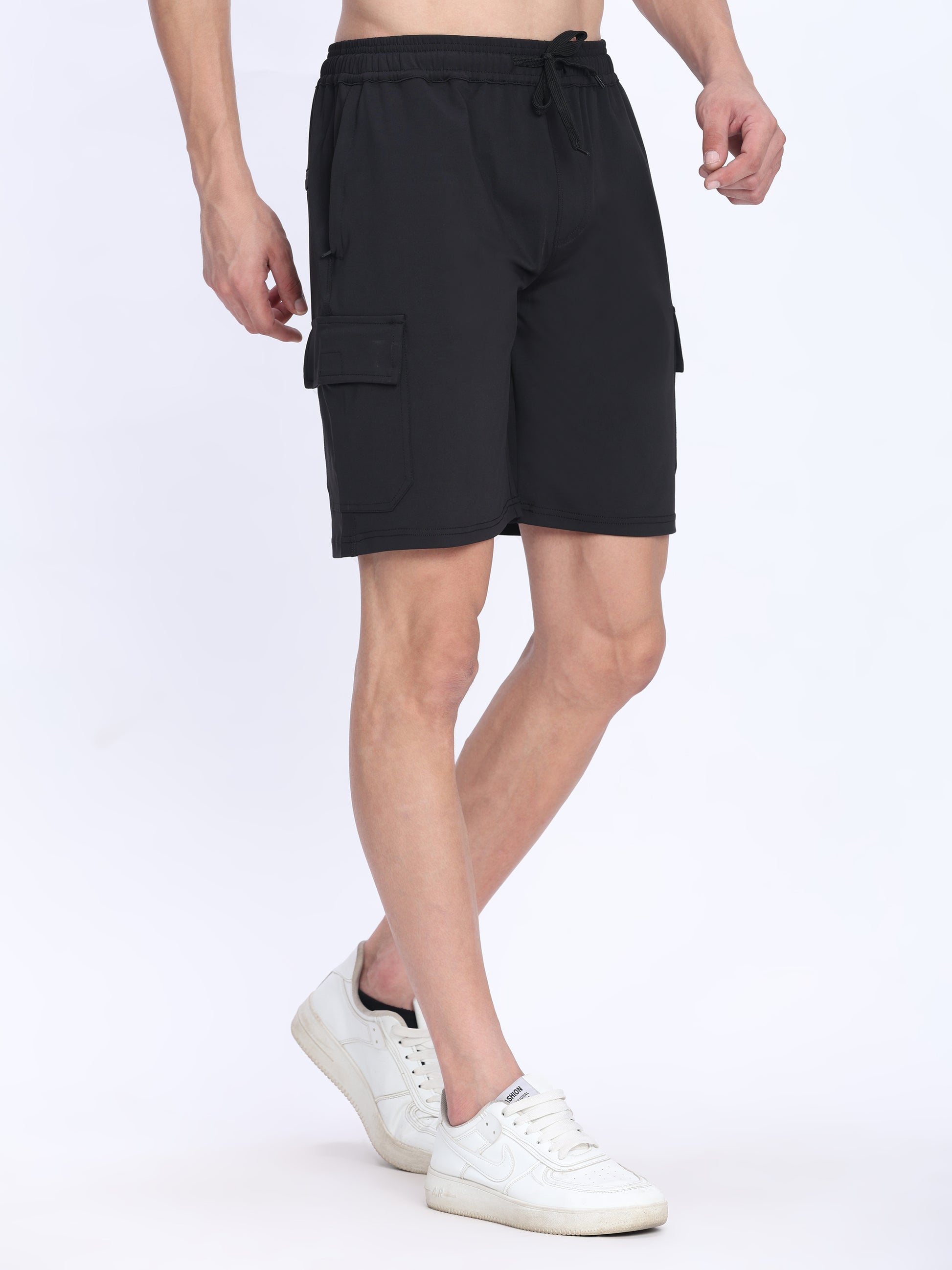Mens Cargo Athletic Shorts – 4 Way Stretch Moisture Wicking | Wholesale by Dpassion - DPASSION.COM
