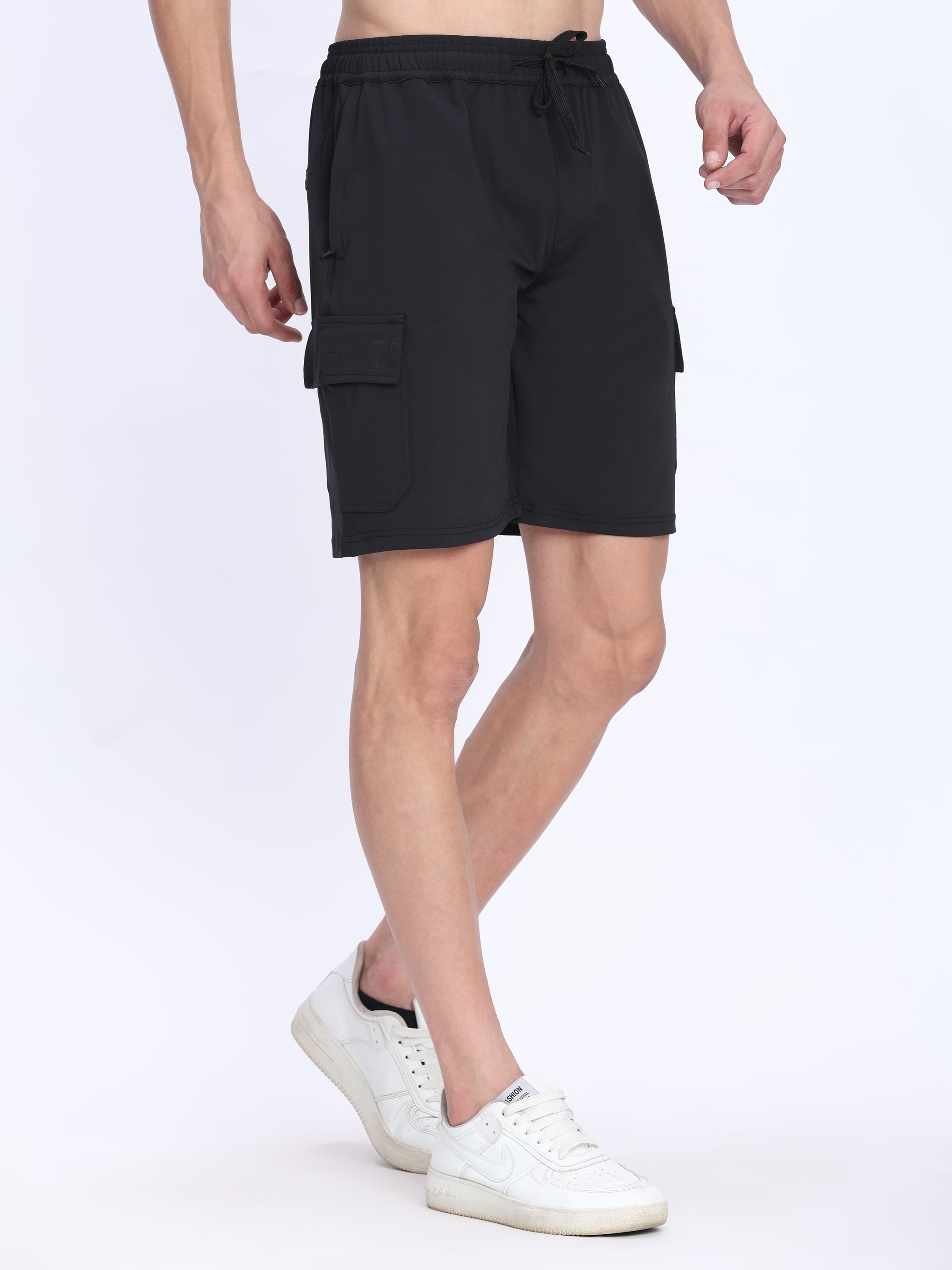 Mens Cargo Athletic Shorts – 4 Way Stretch Moisture Wicking | Wholesale by Dpassion - DPASSION.COM