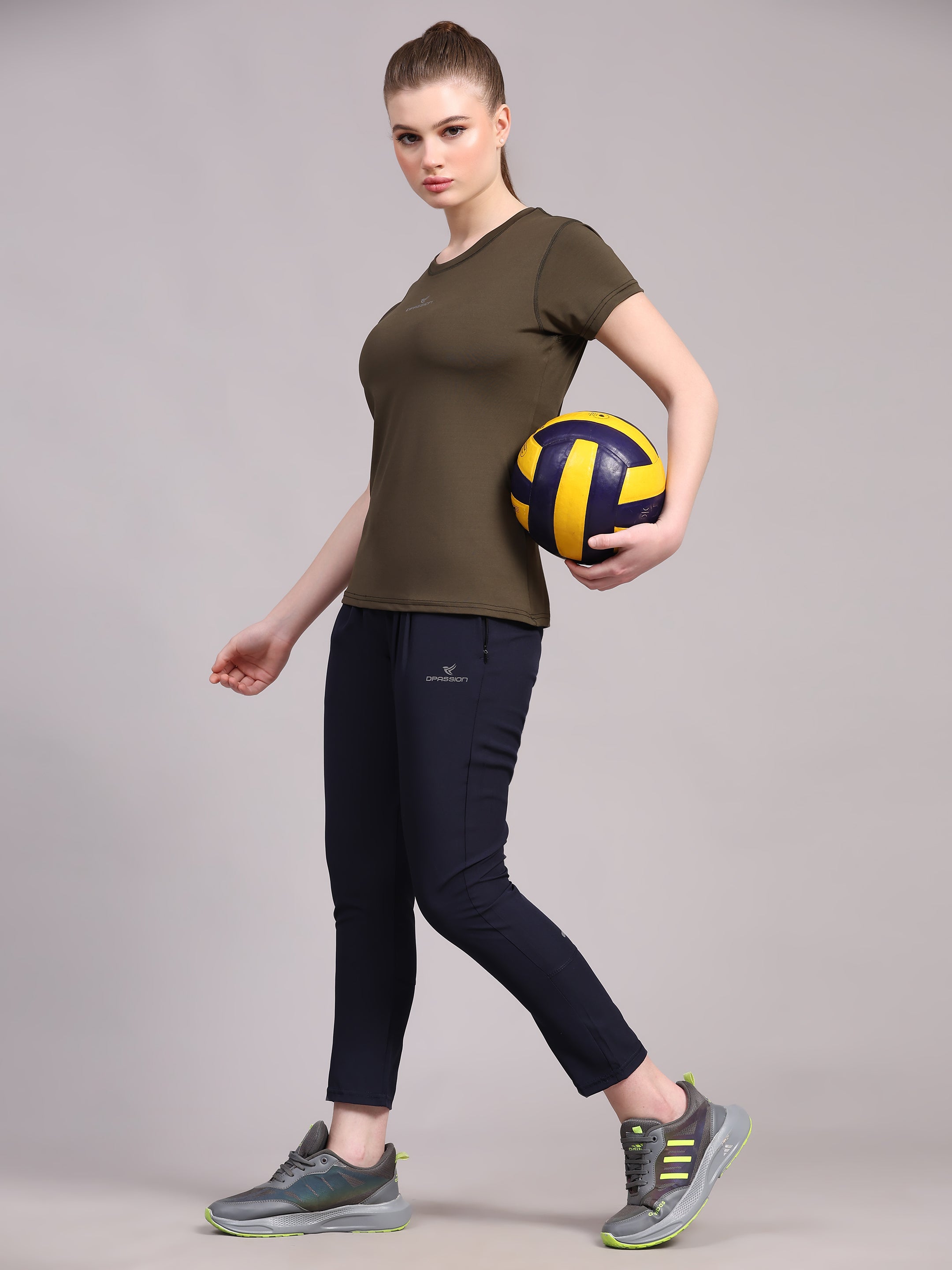 Womens 4 Way Lycra T Shirt Wholesale India | 190 GSM - DPASSION.COM