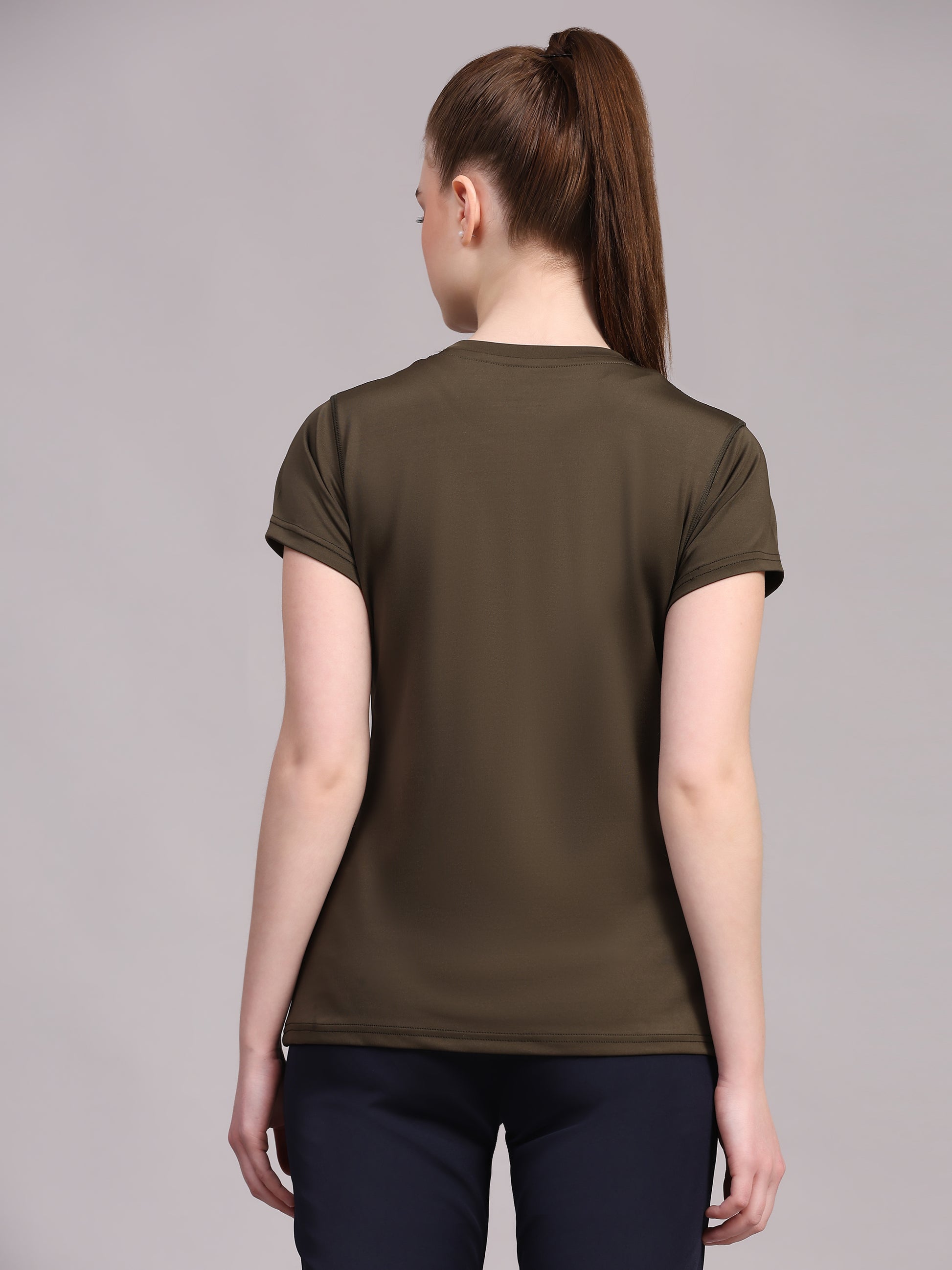Womens 4 Way Lycra T Shirt Wholesale India | 190 GSM - DPASSION.COM