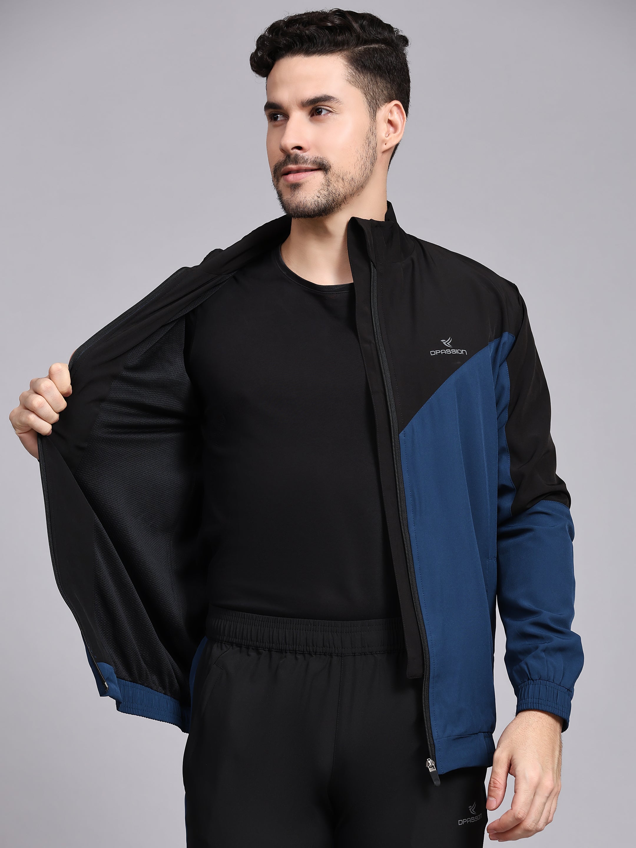 Men’s Athletic Jacket with Breathable Mesh Lining for Optimal Comfort and Performance - DPASSION.COM