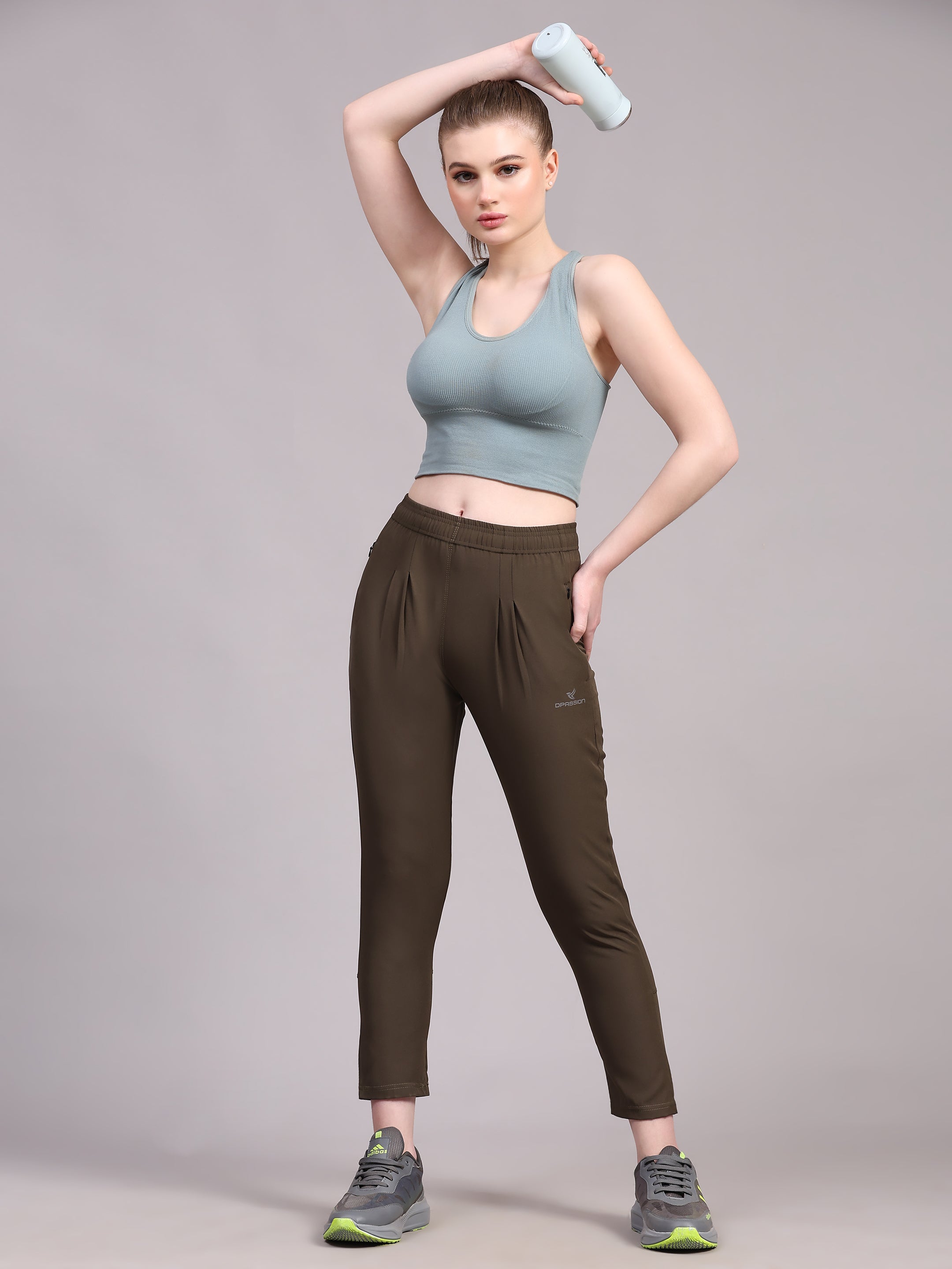 Womens NS Lycra Track Pants Wholesale India | 150 GSM - DPASSION.COM