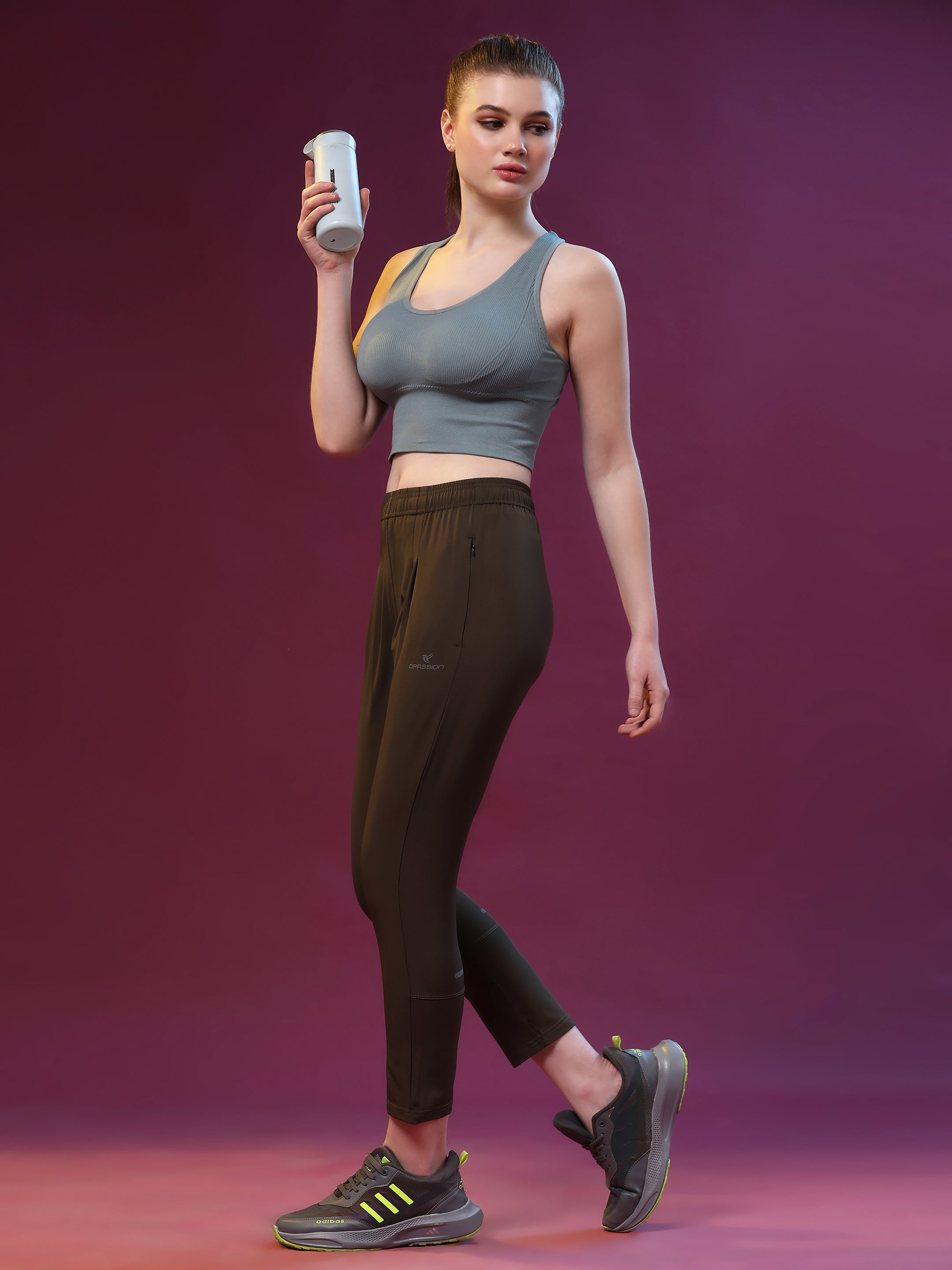 Womens NS Lycra Track Pants Wholesale India | 150 GSM - DPASSION.COM