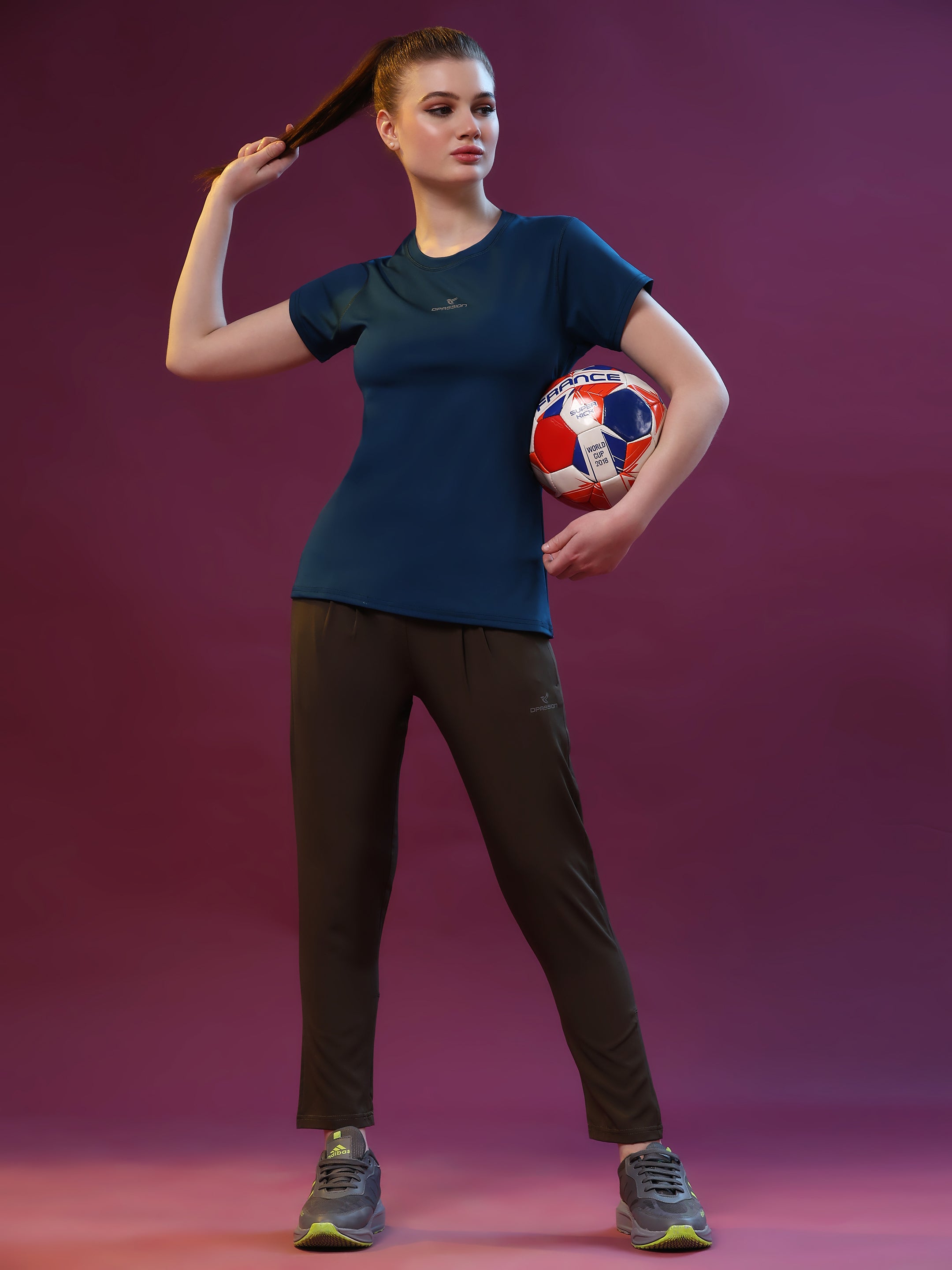 Womens 4 Way Lycra T Shirt Wholesale India | 190 GSM - DPASSION.COM