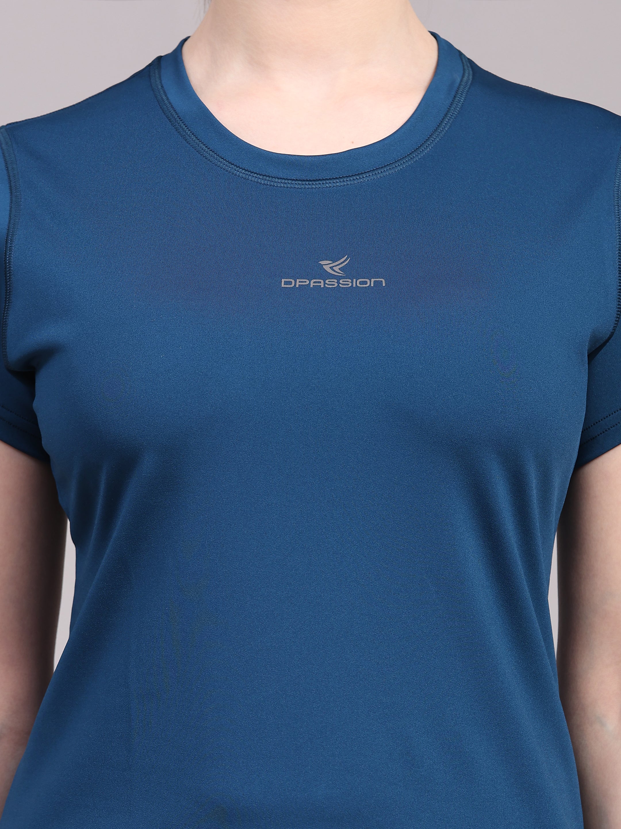 Womens 4 Way Lycra T Shirt Wholesale India | 190 GSM - DPASSION.COM