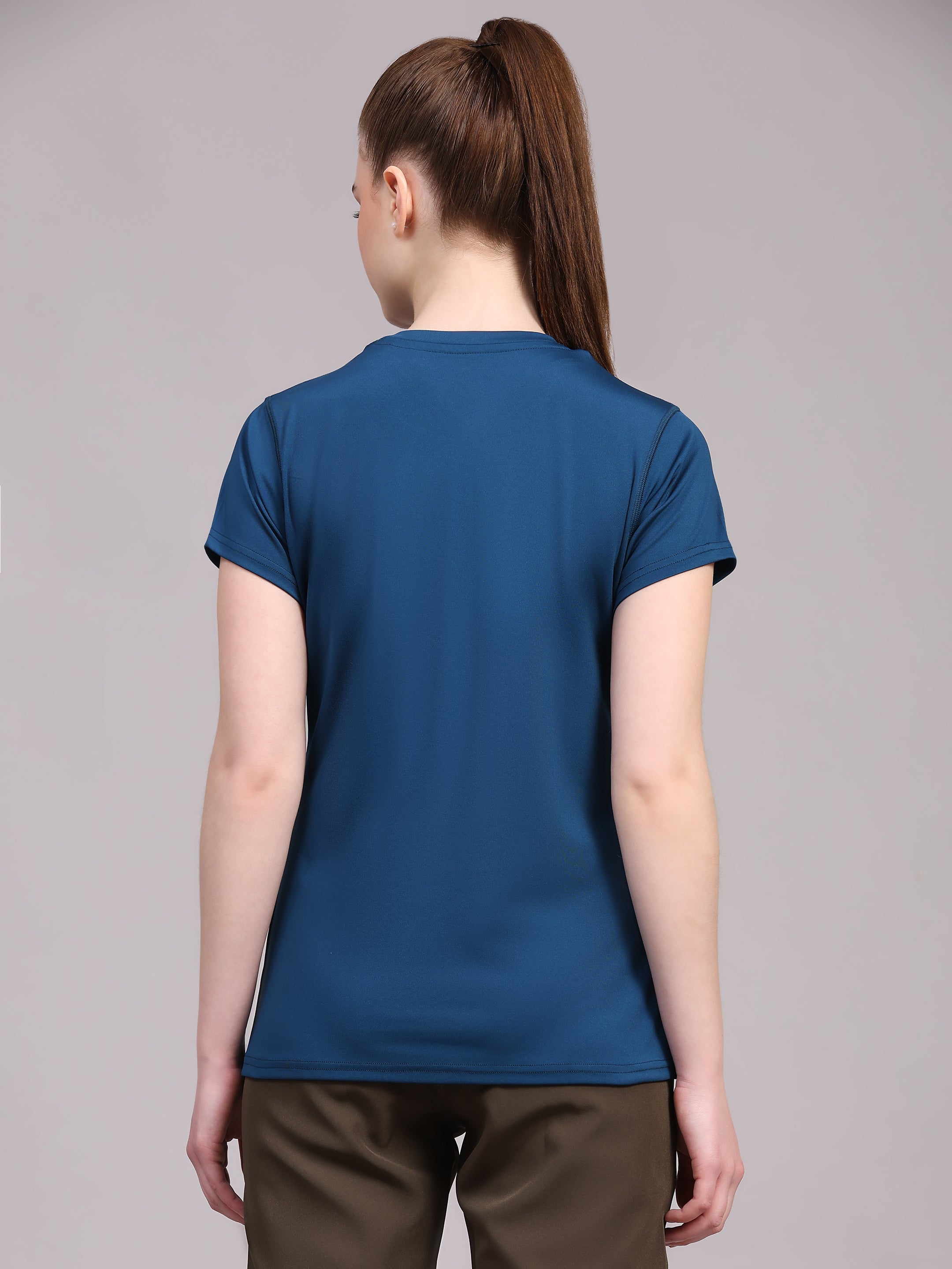 Womens 4 Way Lycra T Shirt Wholesale India | 190 GSM - DPASSION.COM