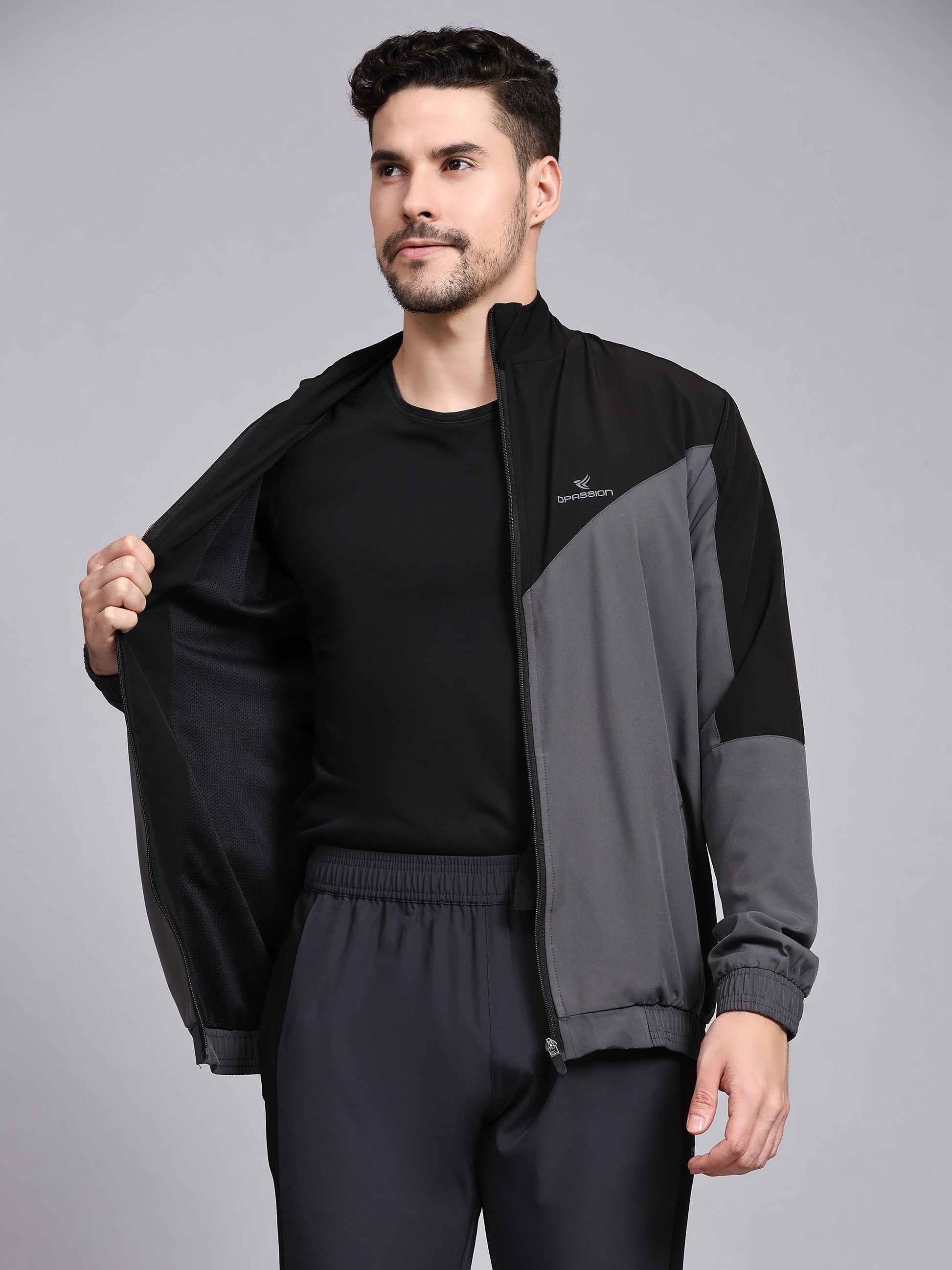 Men’s Athletic Jacket with Breathable Mesh Lining for Optimal Comfort and Performance - DPASSION.COM