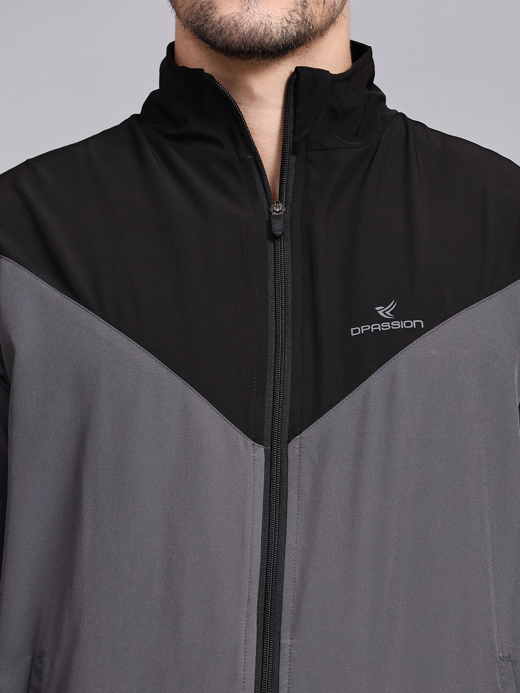 Men’s Athletic Jacket with Breathable Mesh Lining for Optimal Comfort and Performance - DPASSION.COM