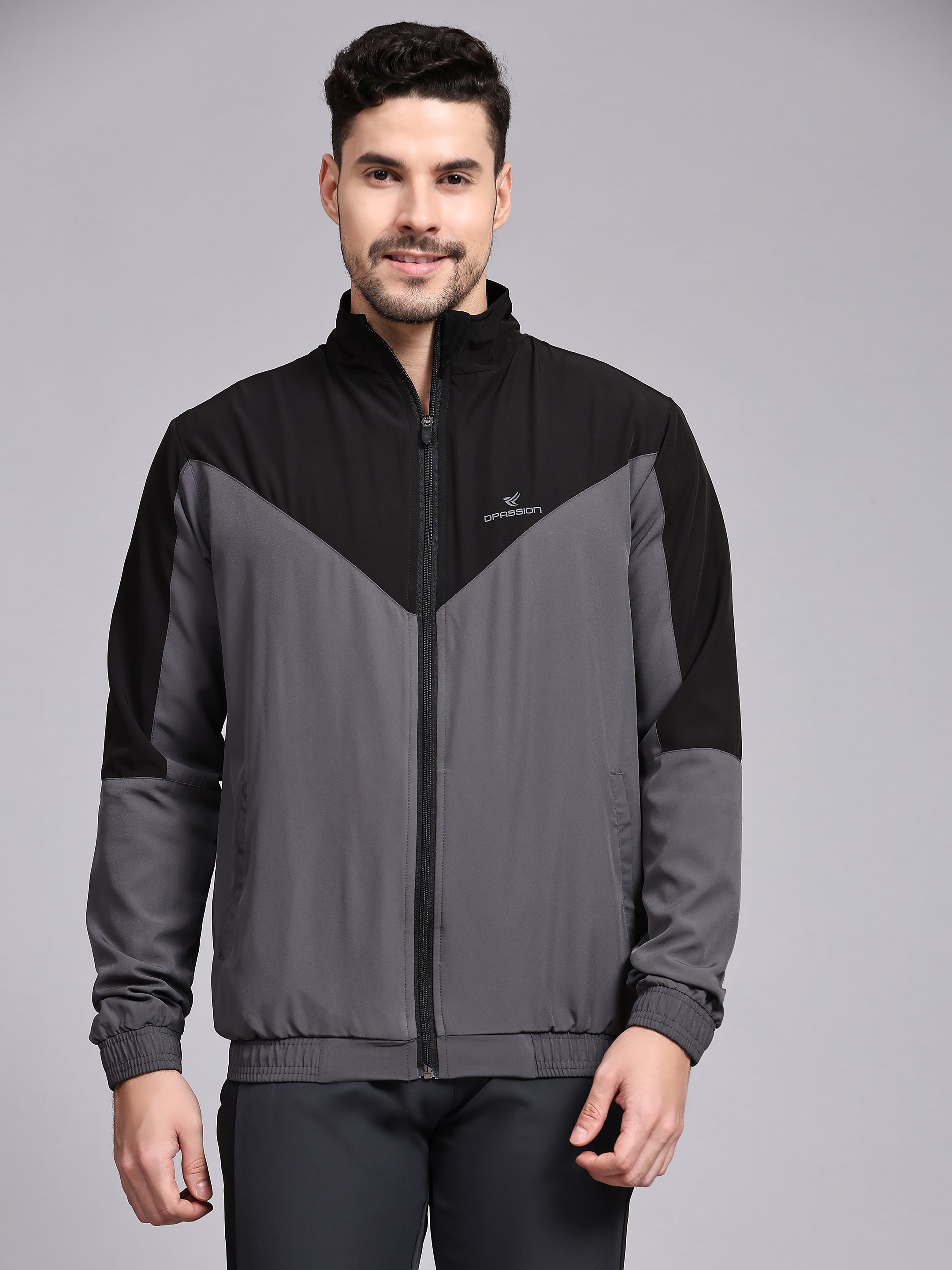 Men’s Athletic Jacket with Breathable Mesh Lining for Optimal Comfort and Performance - DPASSION.COM